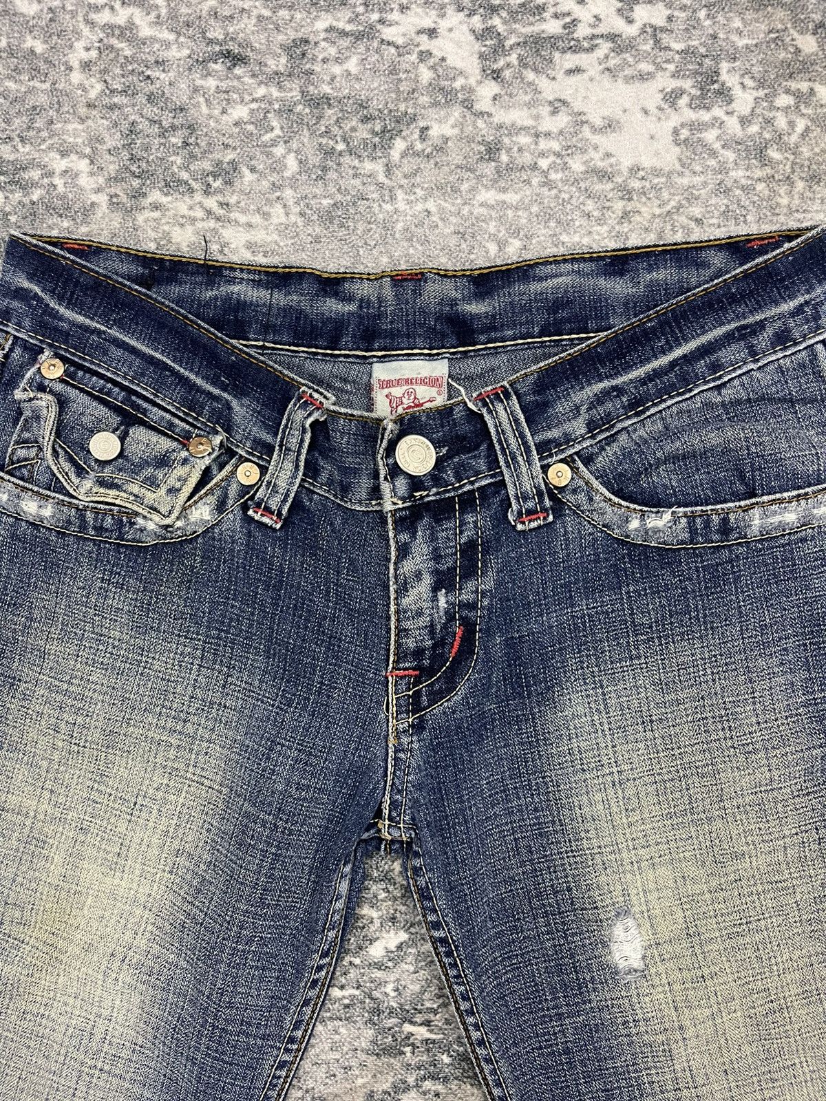 True Religion True Religion Big Rig "Stone & Tint" Bootcut Jeans Size 30" / US 8 / IT 44 - 4 Thumbnail