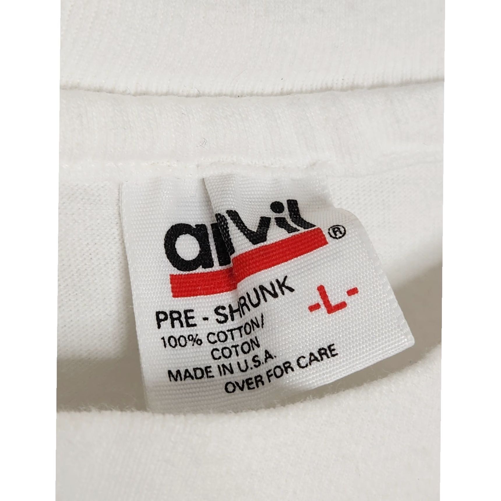 Anvil VINTAGE Anvil Shirt Barn Teacher Music Anvil Large White Nature Art EI EI O Farm Animals Shirt Mens L White Size US L / EU 52-54 / 3 - 5 Thumbnail