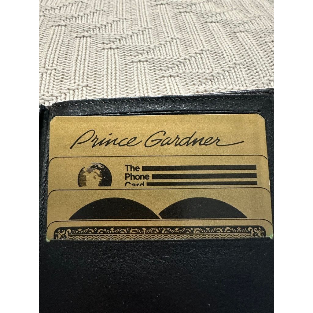 Other Vintage Prince Gardner black leather woven folded wallet NWT Size ONE SIZE - 4 Thumbnail