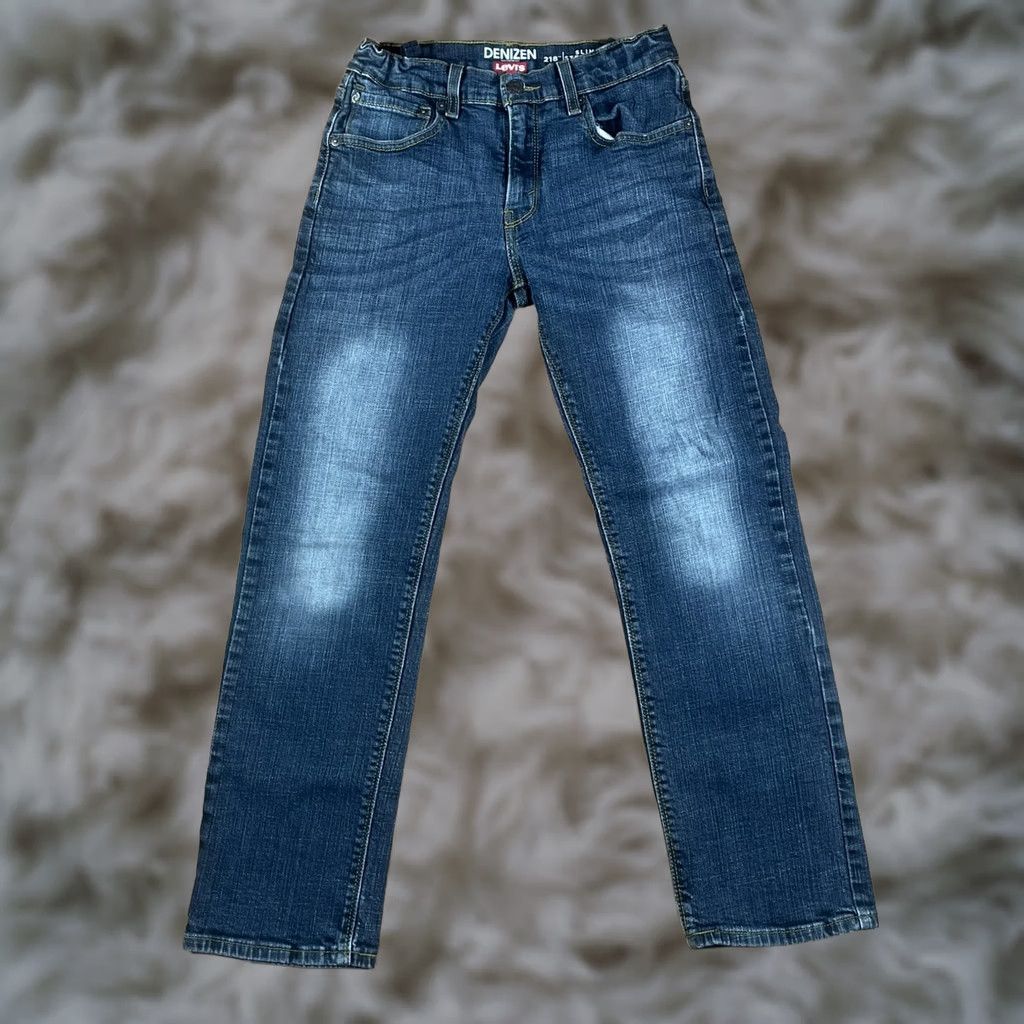Denizen Denizen By Levi’s 218 Slim Straight Fit Blue Denim Jeans Straight Leg Women's 16 Size 38" / US 16 / IT 52 - 1 Thumbnail