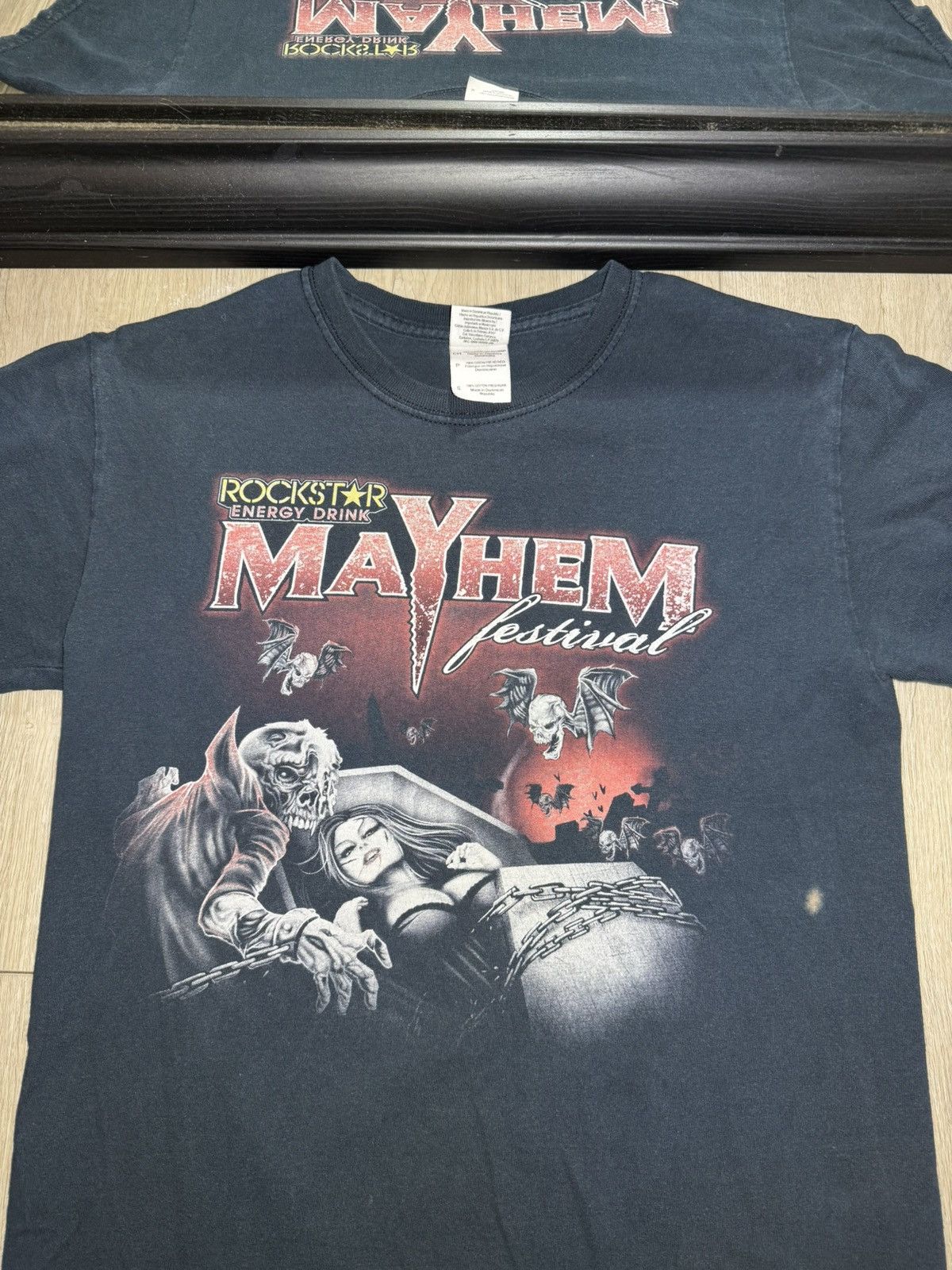 Band Tees × Vintage Vintage / Y2K 2014 Mayhem Rockstar Concert Tour Shirt Size US S / EU 44-46 / 1 - 3 Thumbnail