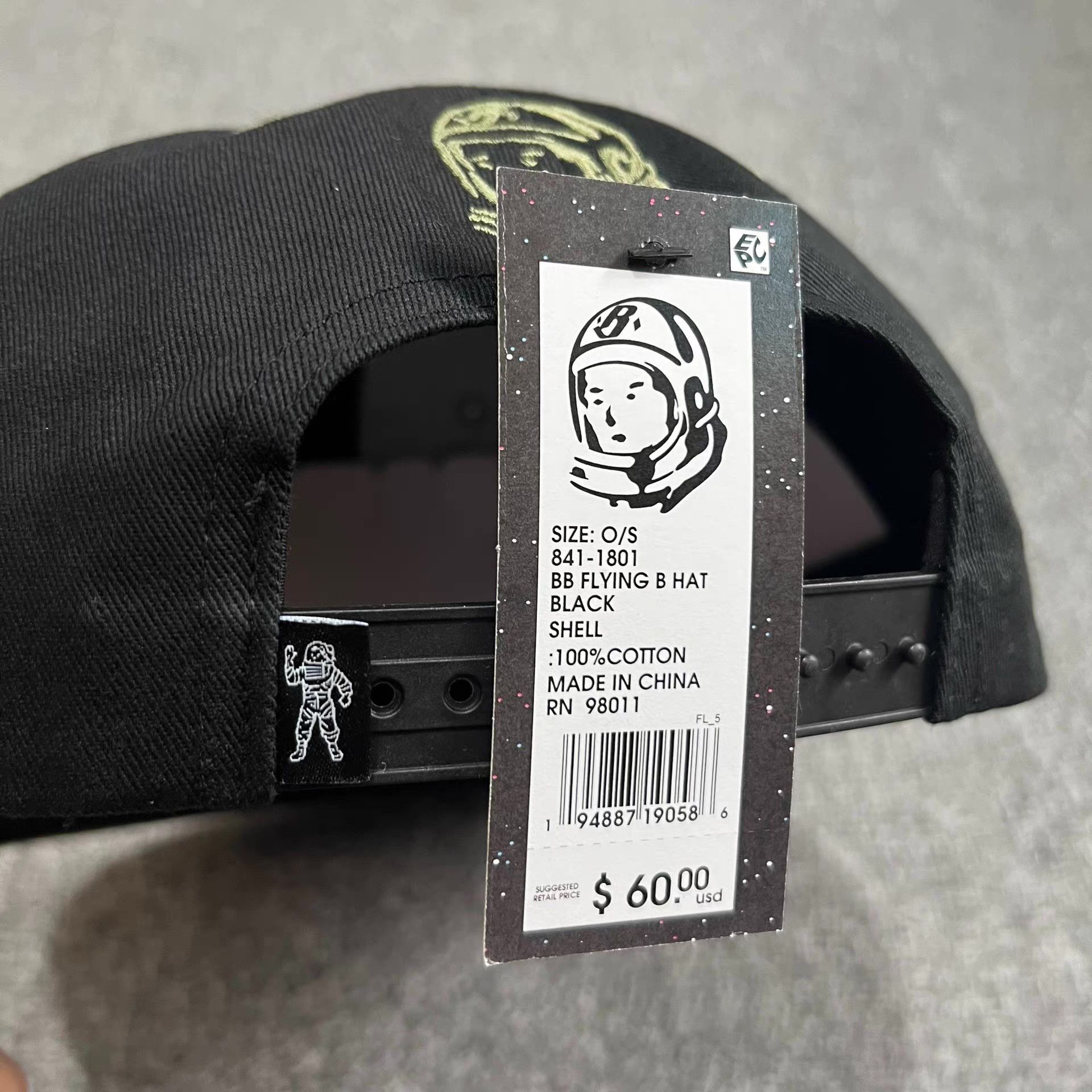 Billionaire Boys Club BBC 3D Embroidered Letter B Baseball Visor Sun Hat Q7 Size ONE SIZE - 5 Thumbnail