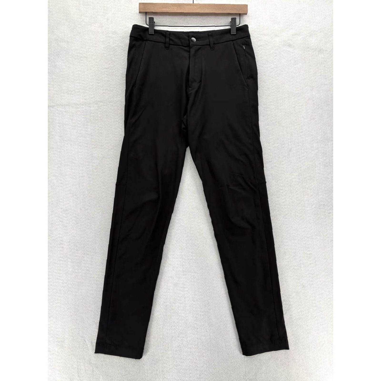 Lululemon Lululemon Pants Mens 28 Black Slim Fit Chino Stretch Casual Tapered Pockets Zip Fly Flat Front 30in Inseam Mens Size US 28 / EU 44 - 2 Thumbnail