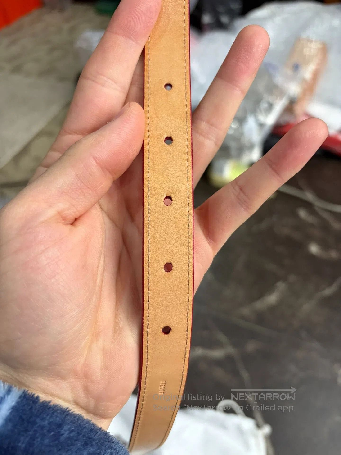 Louis Vuitton LV Red Patent Leather Women's Belt. Size ONE SIZE - 8 Thumbnail
