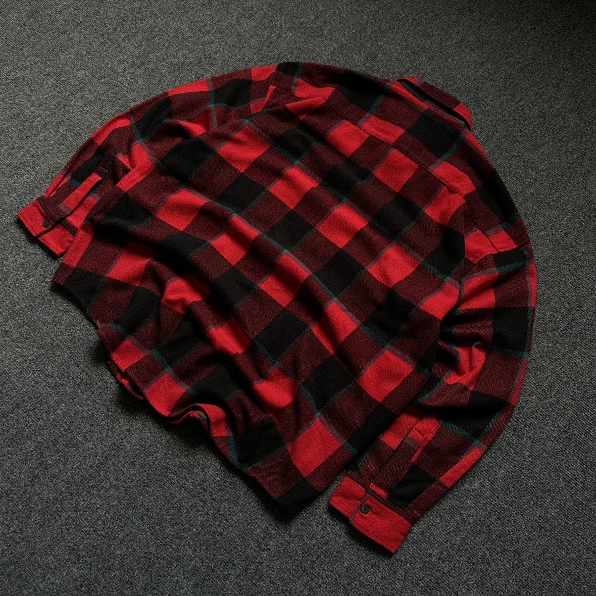 Grailed VTG Flannel Plaid Shirt Button Up Fashion Report Size L Y2K Size US L / EU 52-54 / 3 - 4 Thumbnail