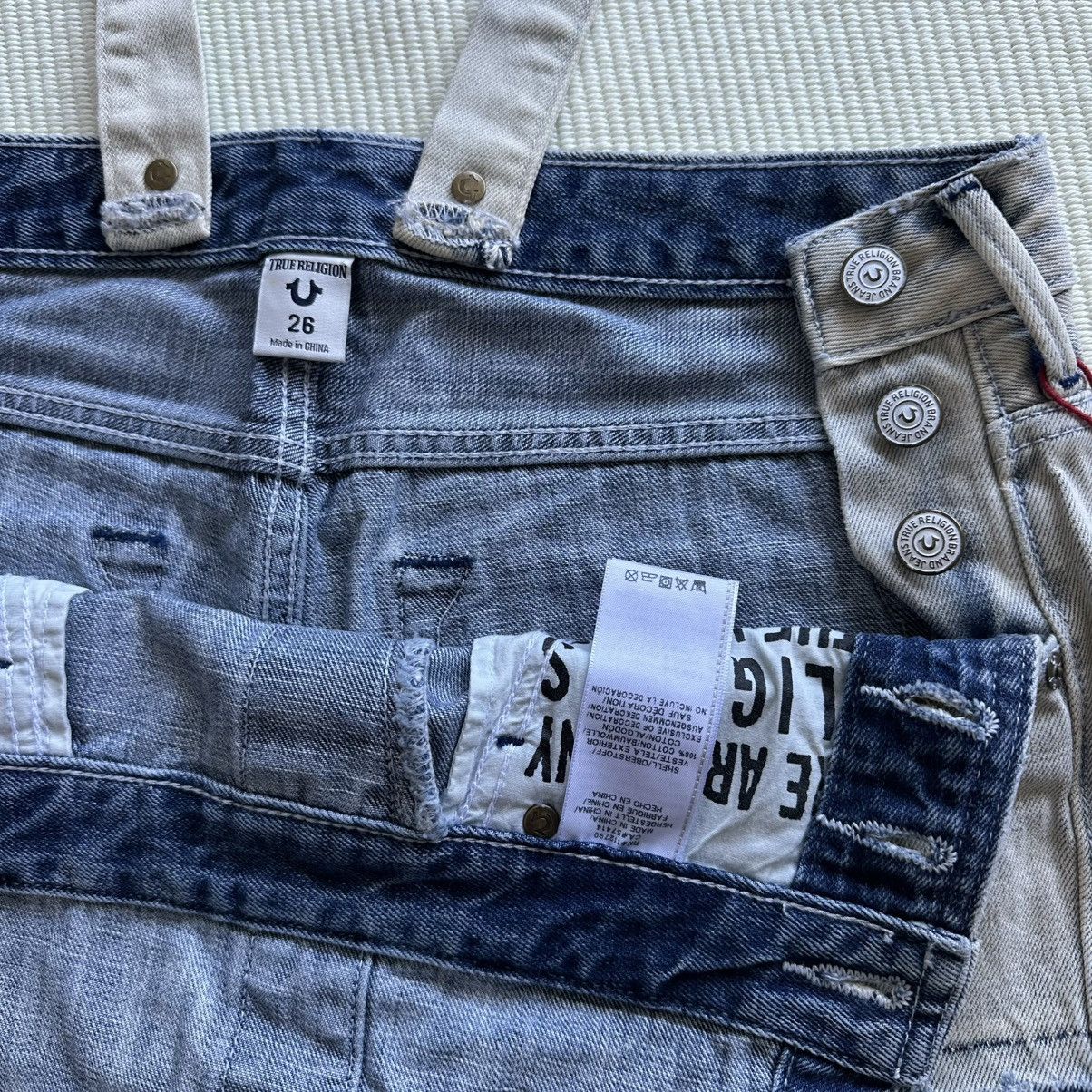 True Religion True Religion Light Spectrum Denim Overall Shorts Size 26" / US 2 / IT 38 - 7 Thumbnail
