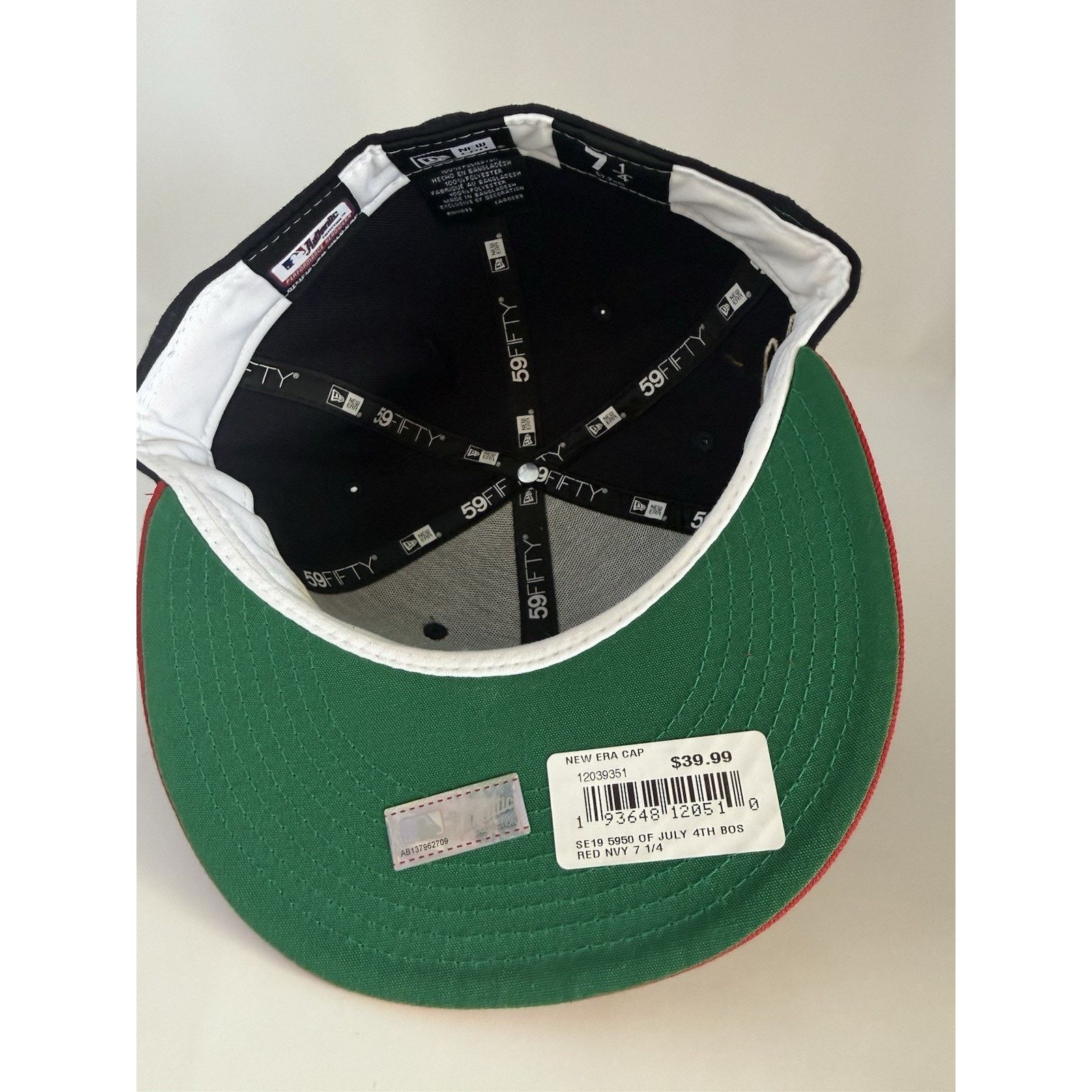 New Era New Era 59Fifty Boston Red Sox 2019 4th of July Hat 7 1/4 Size ONE SIZE - 9 Thumbnail