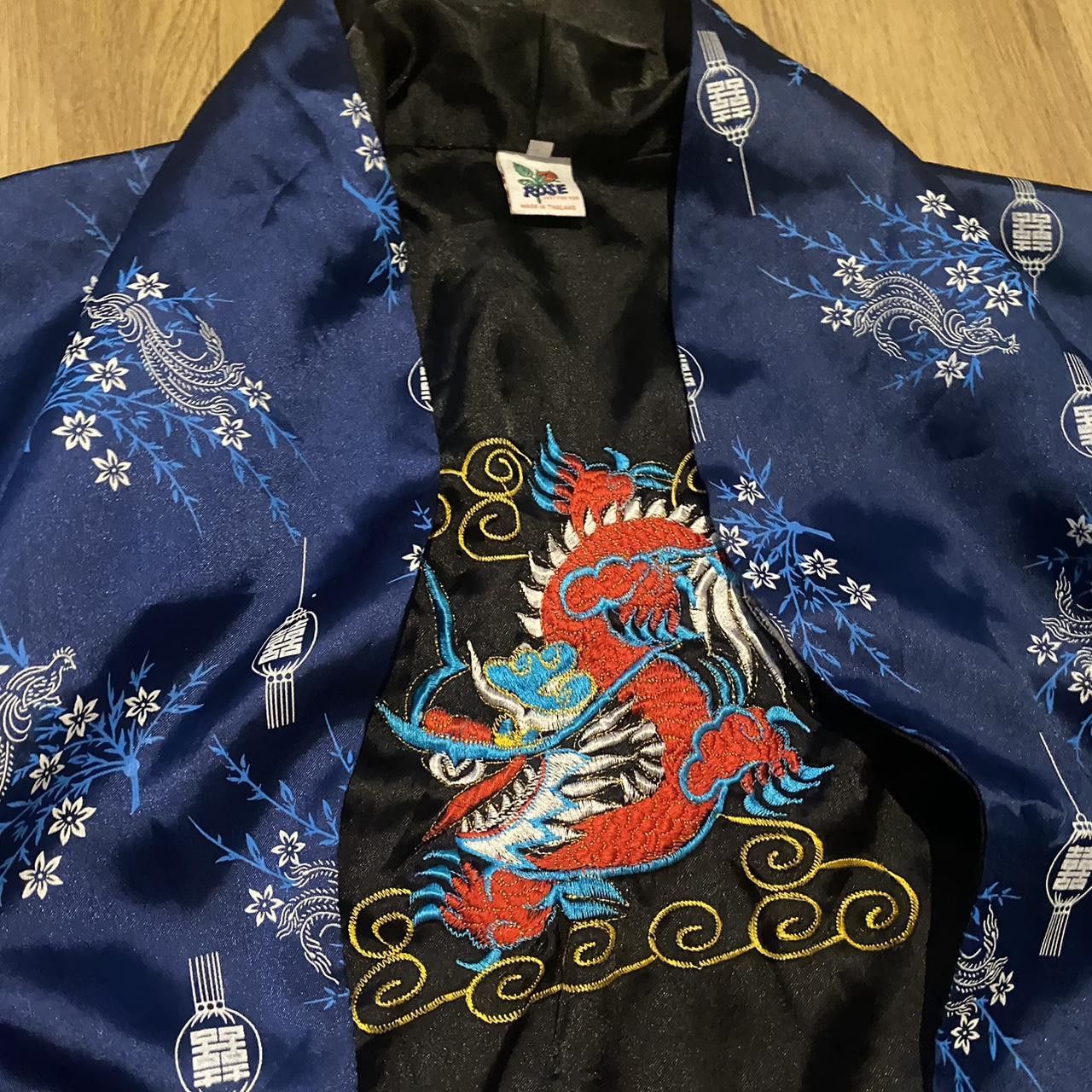 Other Blue and black kimono with dragon and cherry blossom Size US M / EU 48-50 / 2 - 4 Thumbnail