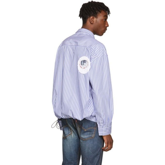 Martine Rose Striped Shock Cord Shirt Size US M / EU 48-50 / 2 - 1 Thumbnail