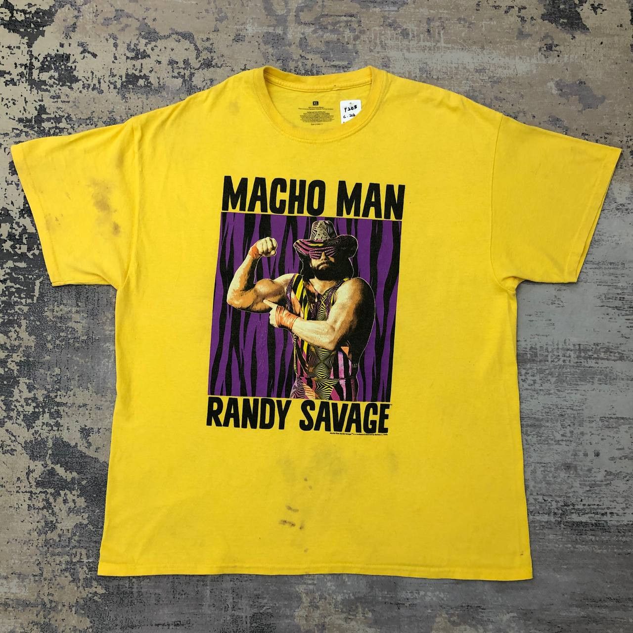 WWE T205 VTG MACHO MAN RANDY SAVAGE TEE Size US XL / EU 56 / 4 - 1 Thumbnail