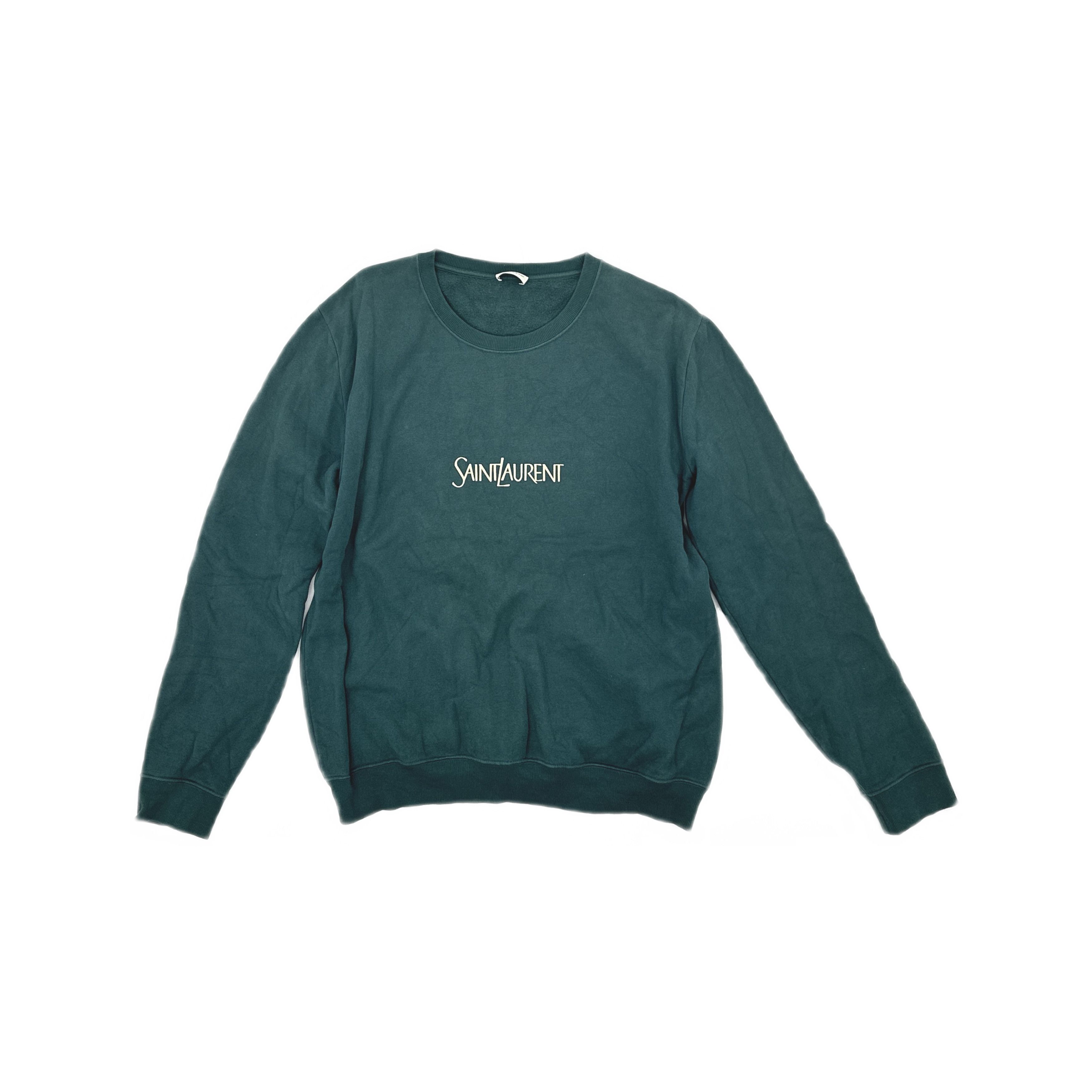 Saint Laurent Paris Saint Laurent Logo Sweatshirt Size L Size US L / EU 52-54 / 3 - 1 Thumbnail