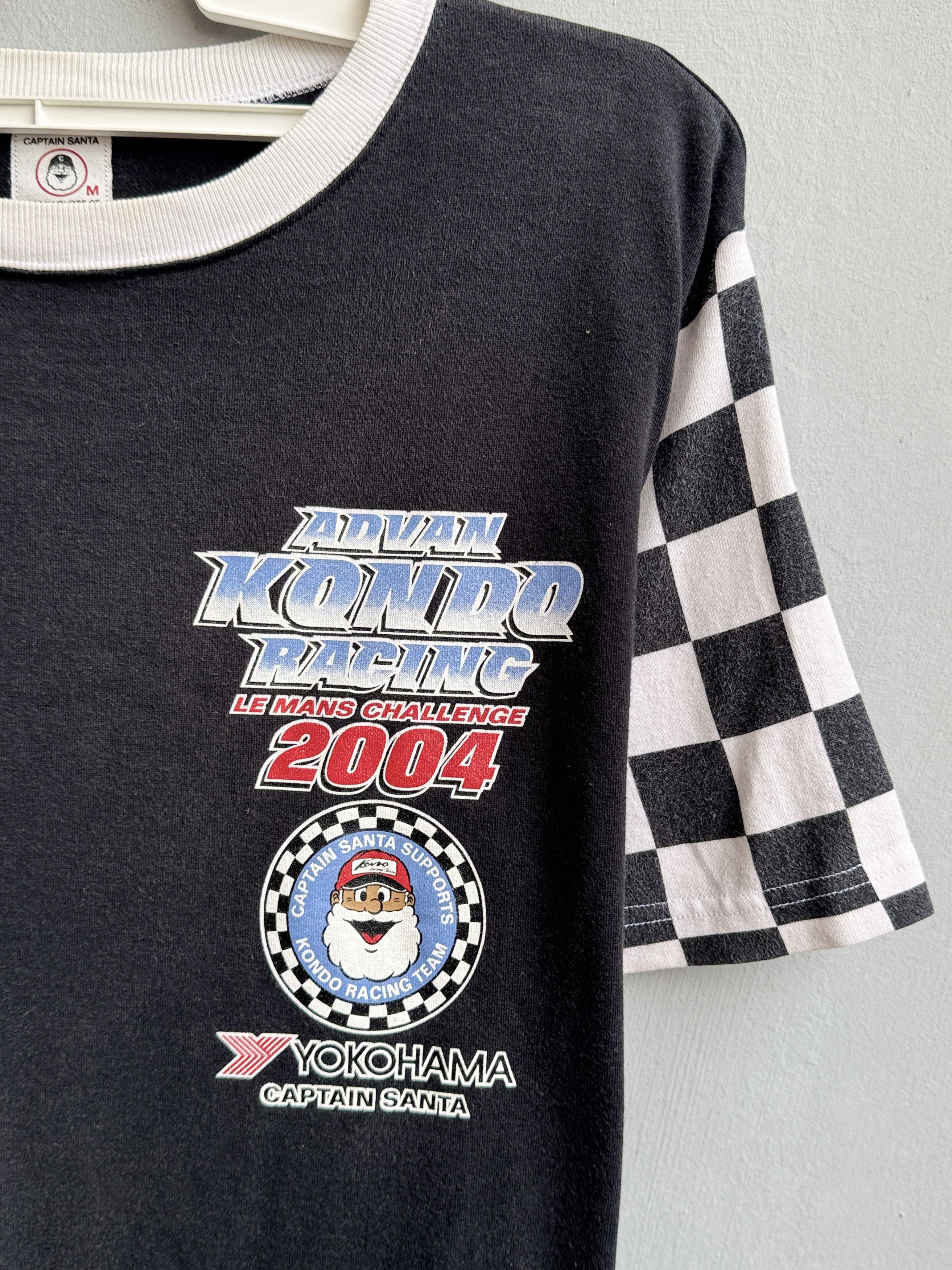 Vintage Captain Santa Advan Kondo Racing Yokohama Racing T-shirt. Size US M / EU 48-50 / 2 - 2 Thumbnail