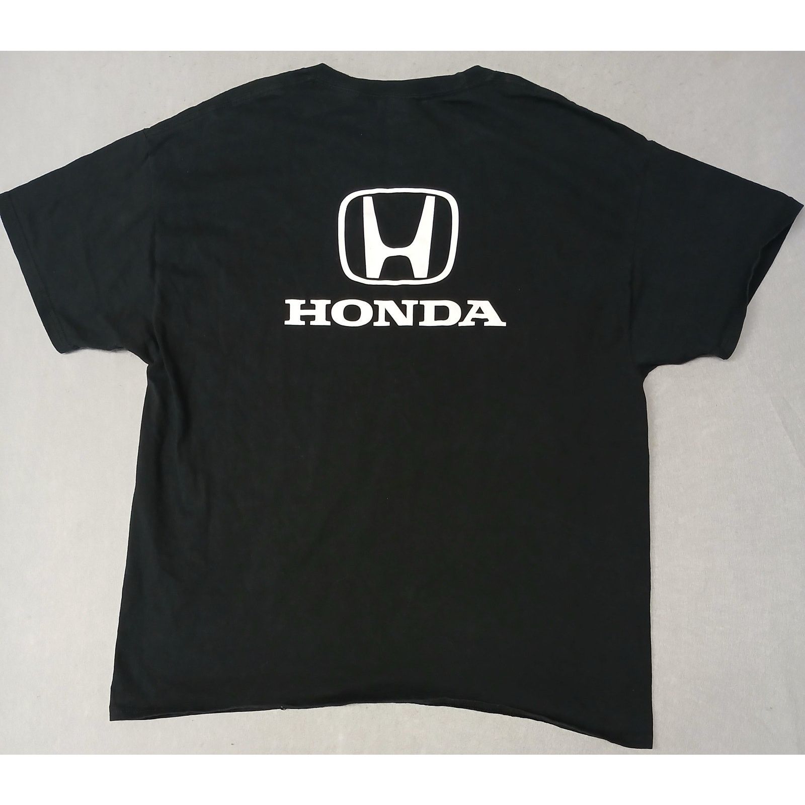 Hanes Hanes (XL) Black Honda Logo Short Sleeve Crew Neck Tee Shirt Size US XL / EU 56 / 4 - 10 Thumbnail
