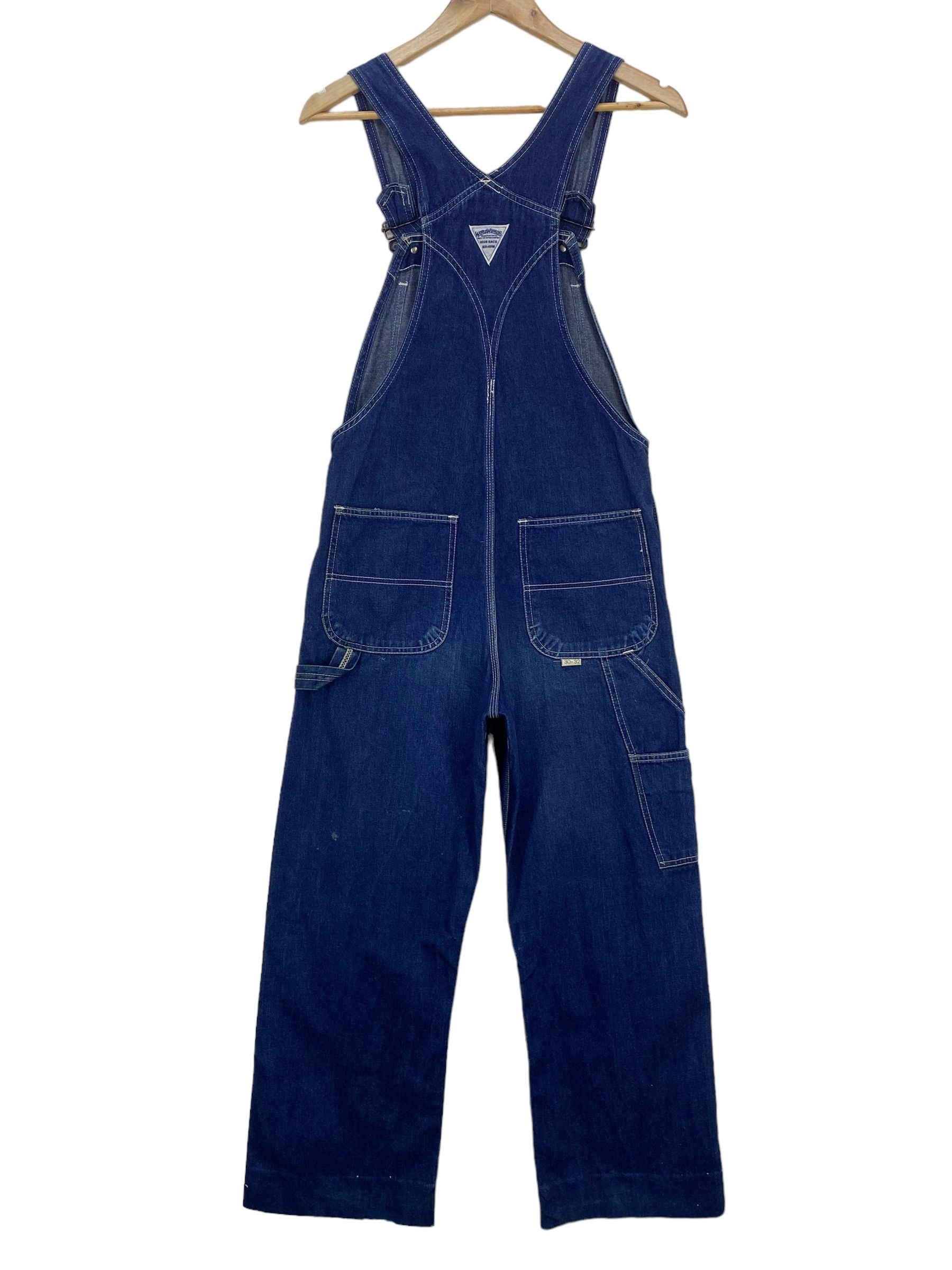 Big John × Vintage Big John Carpenter Bib Overalls Jeans Size US 30 / EU 46 - 1 Thumbnail