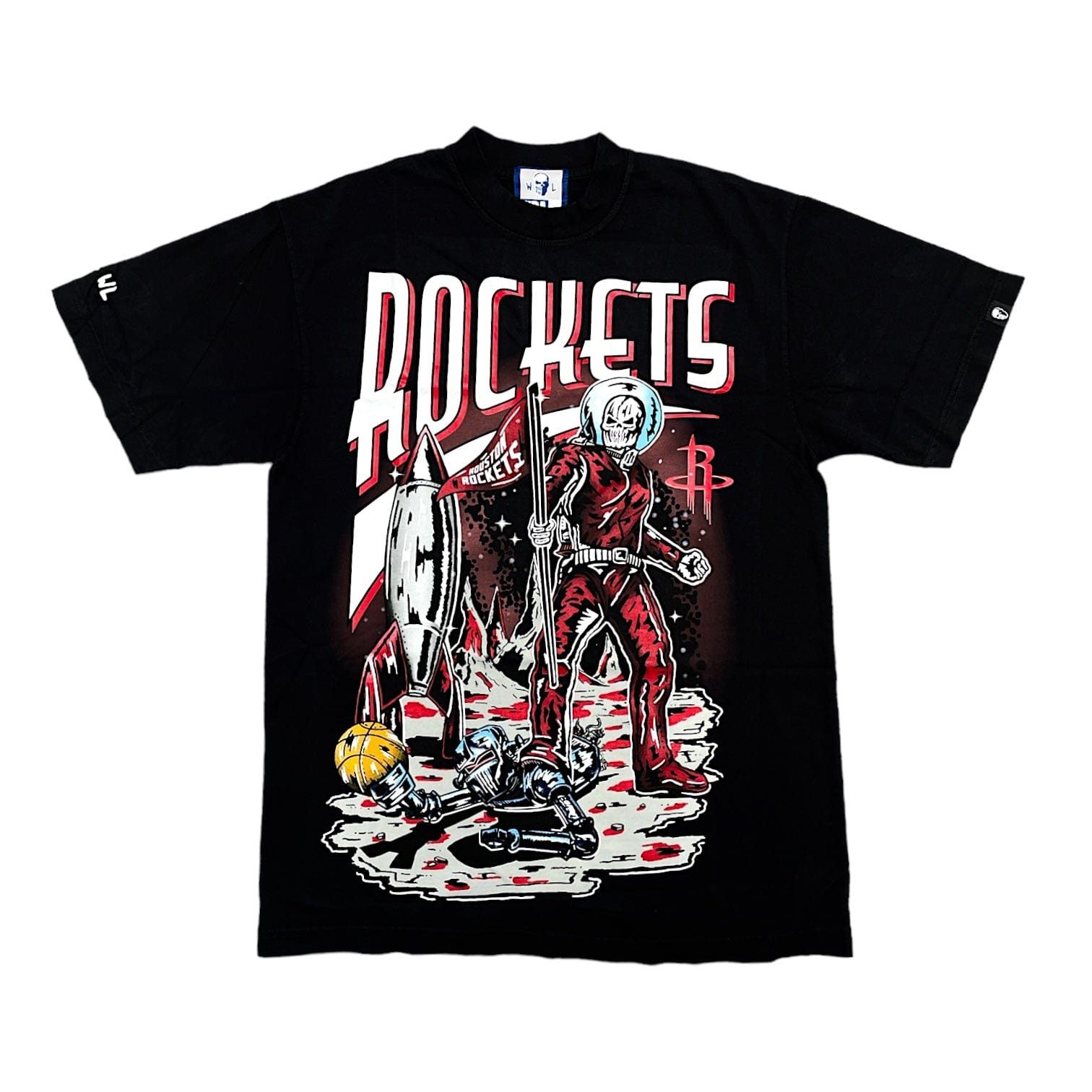 Rockets Landing Short Sleeve Tee Shirt Black