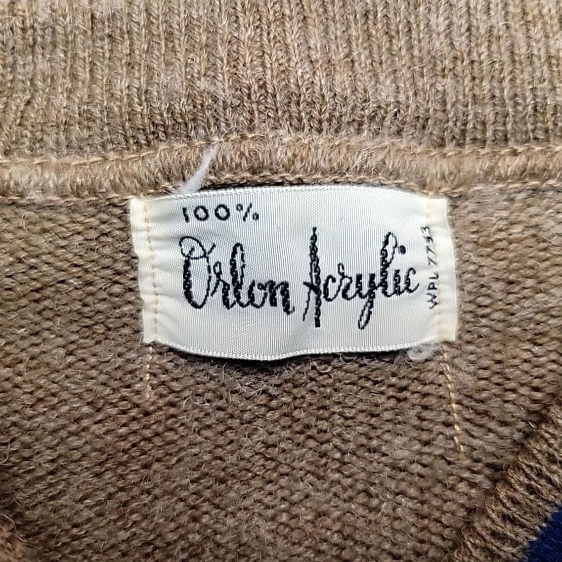 Vintage VTG Orlon Axrylic Sweater Womens S Brown Orange Blue Trim Button Cardigan READ Womens S Brown Orange Blue Trim Button Cardigan Size S / US 4 / IT 40 - 4 Thumbnail