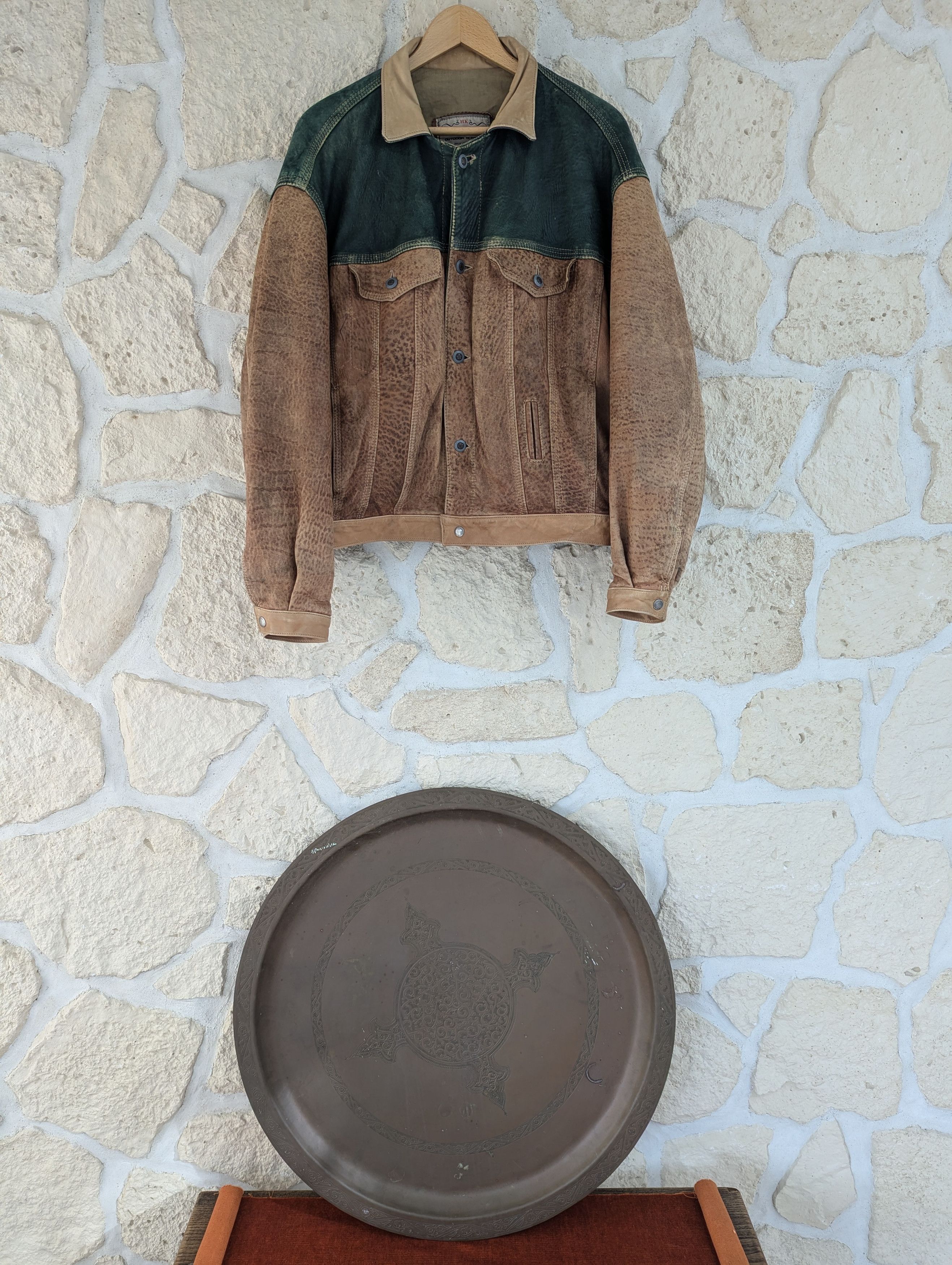 Designer × Vintage Helston Jacket – Unique Fashion Show Leather Masterpiece Size US M / EU 48-50 / 2 - 1 Thumbnail