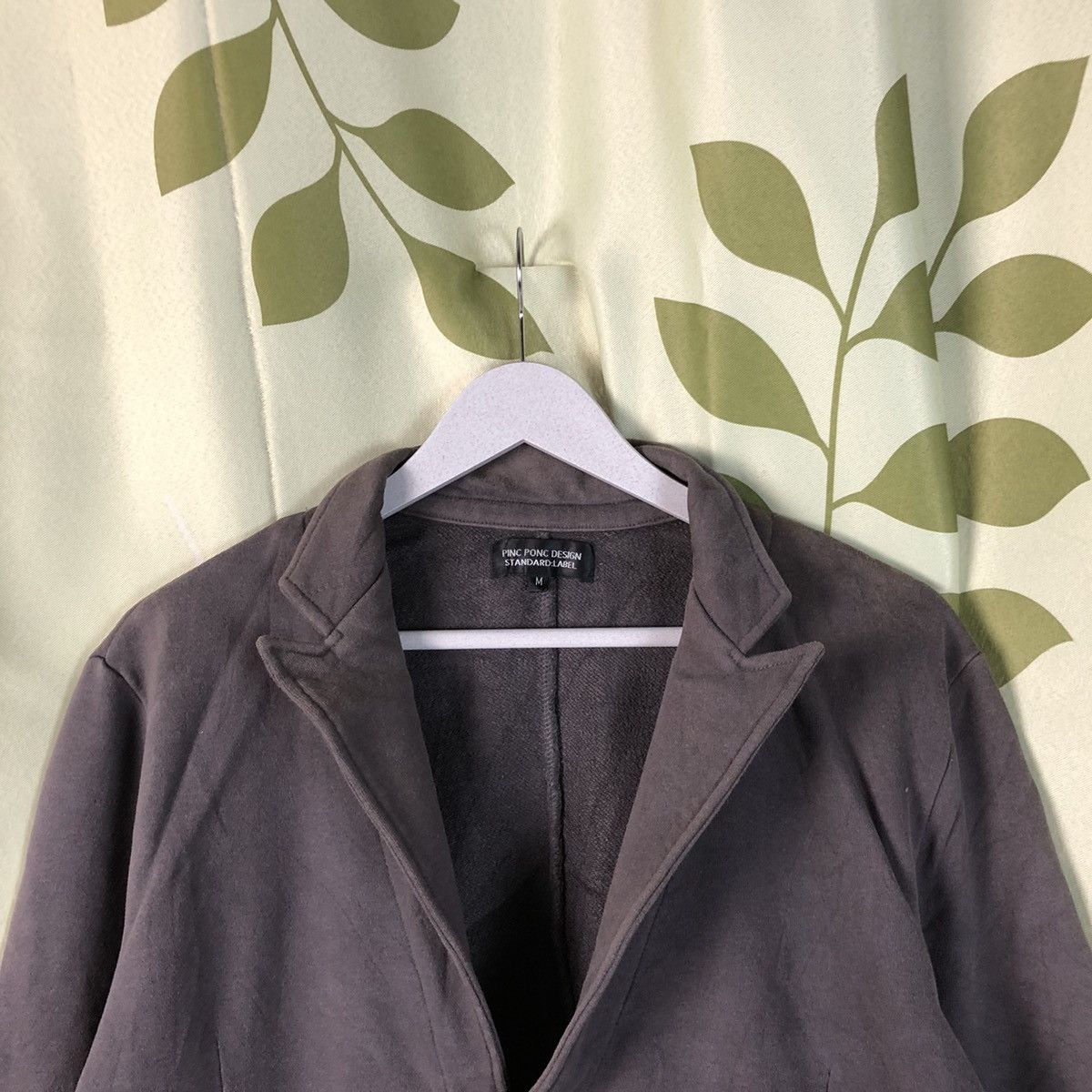 Japanese Brand Pinc Ponc Design Standard Label Grey Blazer cardigan #7421 Size US M / EU 48-50 / 2 - 4 Thumbnail