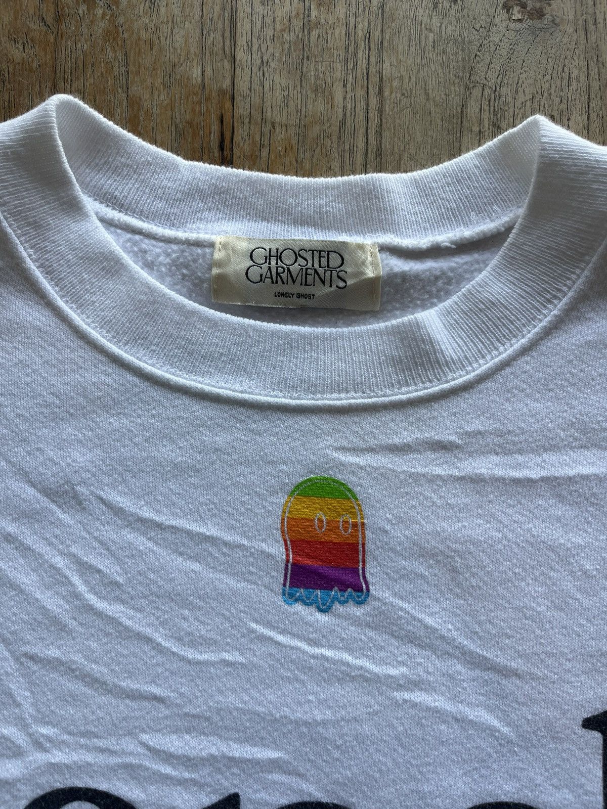 Apple × Vintage Vintage Lonely Ghost The Apple parody brand Sweater Shirt Size US XL / EU 56 / 4 - 4 Thumbnail
