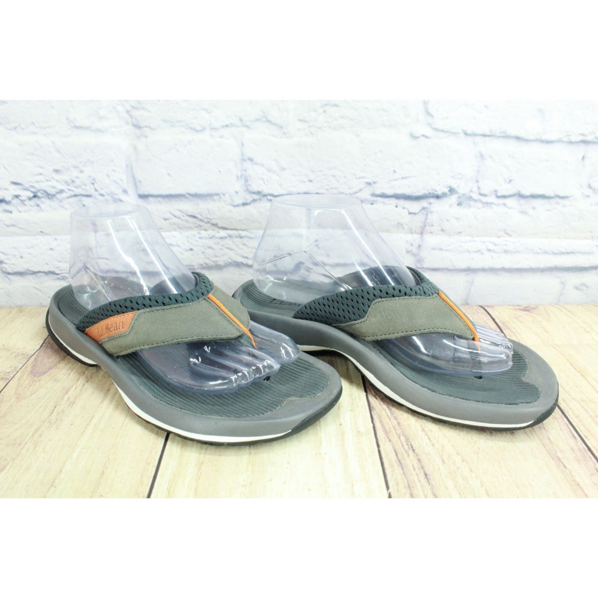 L.L. Bean LL Bean Men's Dark Silt Swift River Sport Flip Flops Size US 7 / EU 40 - 3 Thumbnail