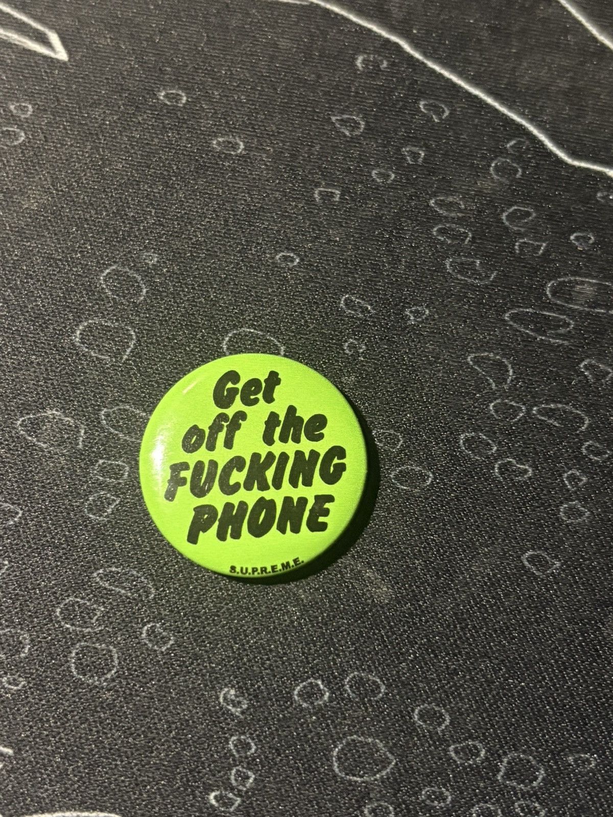 Supreme Get off the Fucking Phoneステッカー3枚 Supreme Supreme Get Off The Fucking Phone Sticker black | Grailed