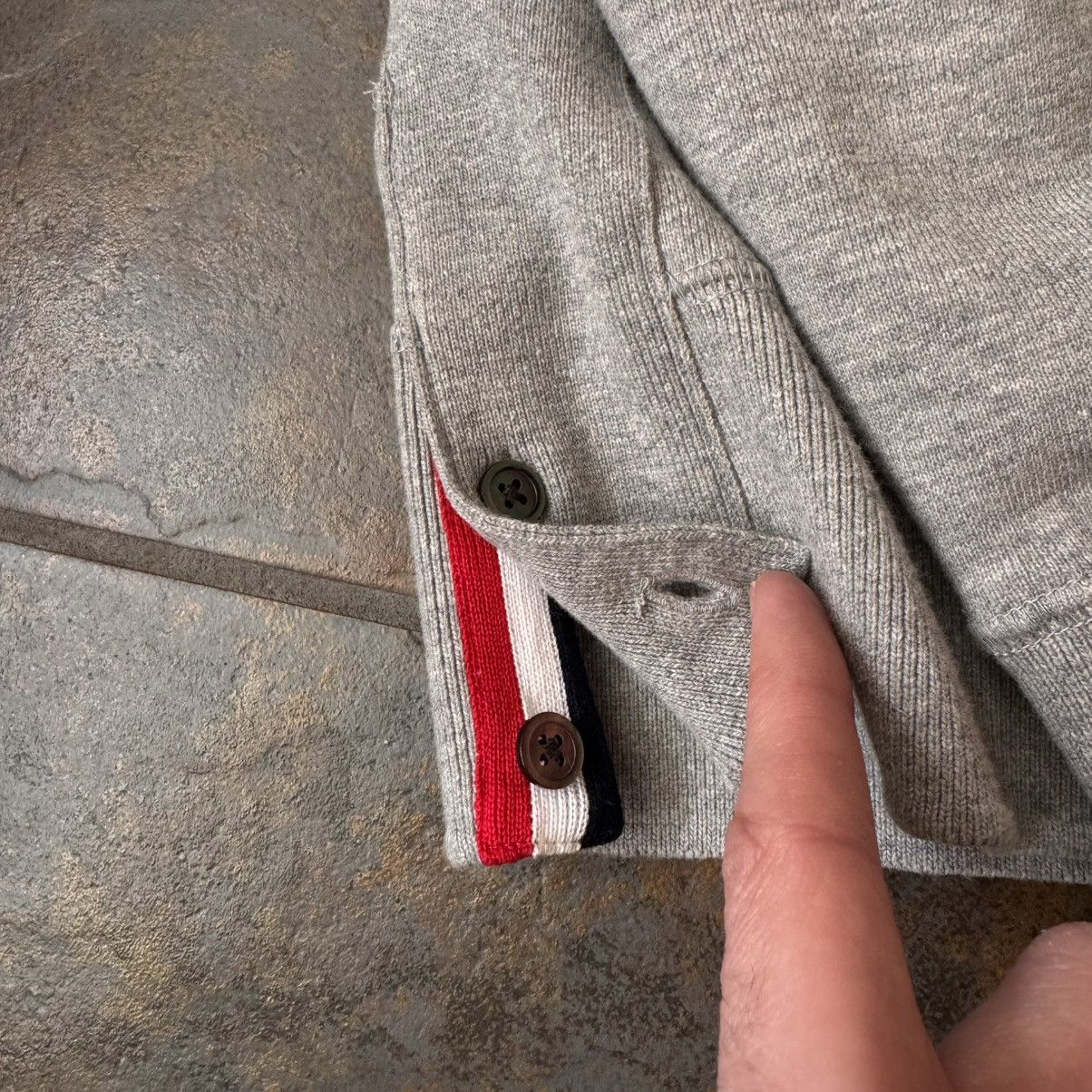 Thom Browne 4 Bar Crewneck Sweatshirt Grey Size US M / EU 48-50 / 2 - 7 Thumbnail