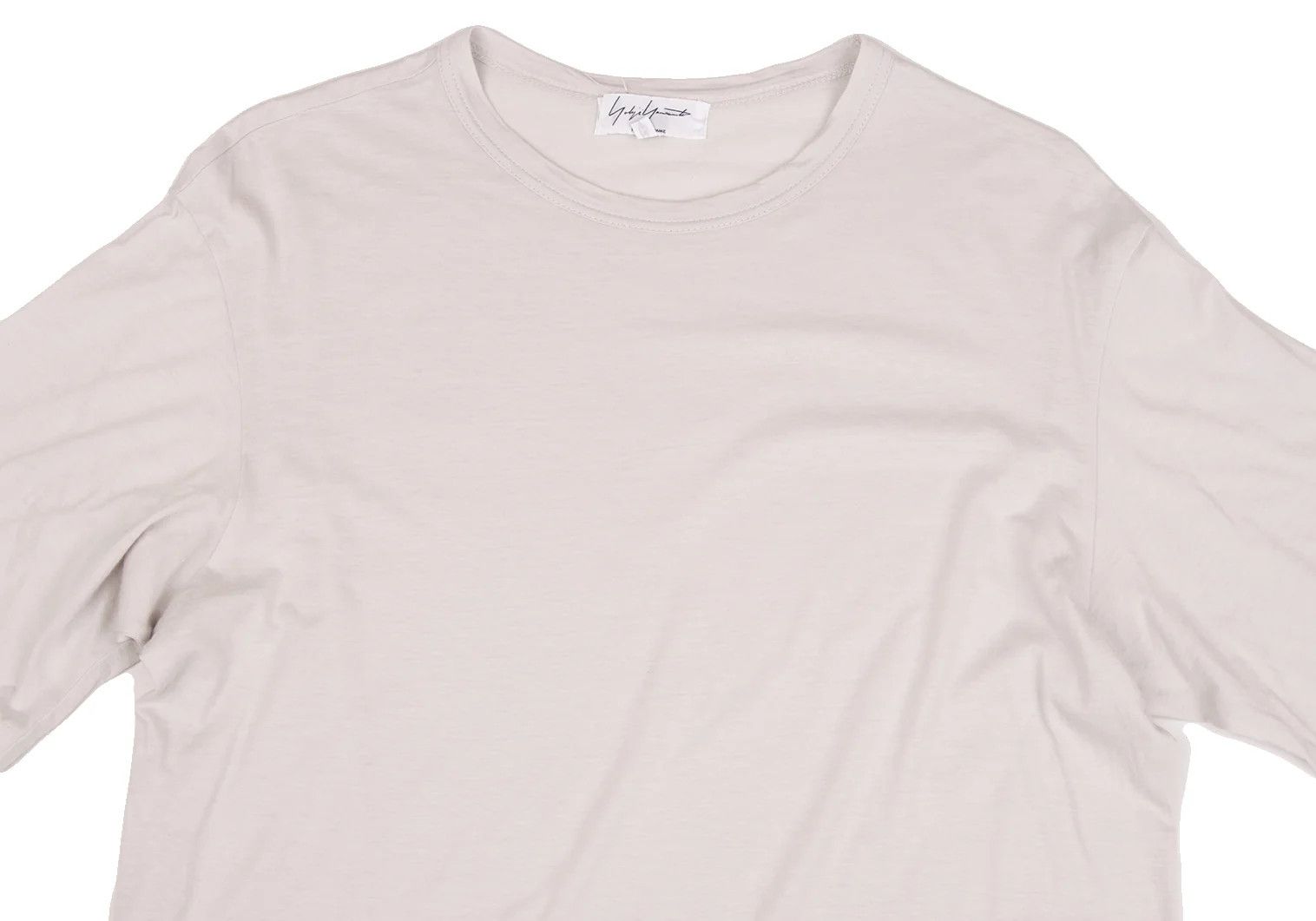 Yohji Yamamoto Yohji Yamamoto Cotton T-Shirt Light Gray 3 Size US L / EU 52-54 / 3 - 2 Thumbnail