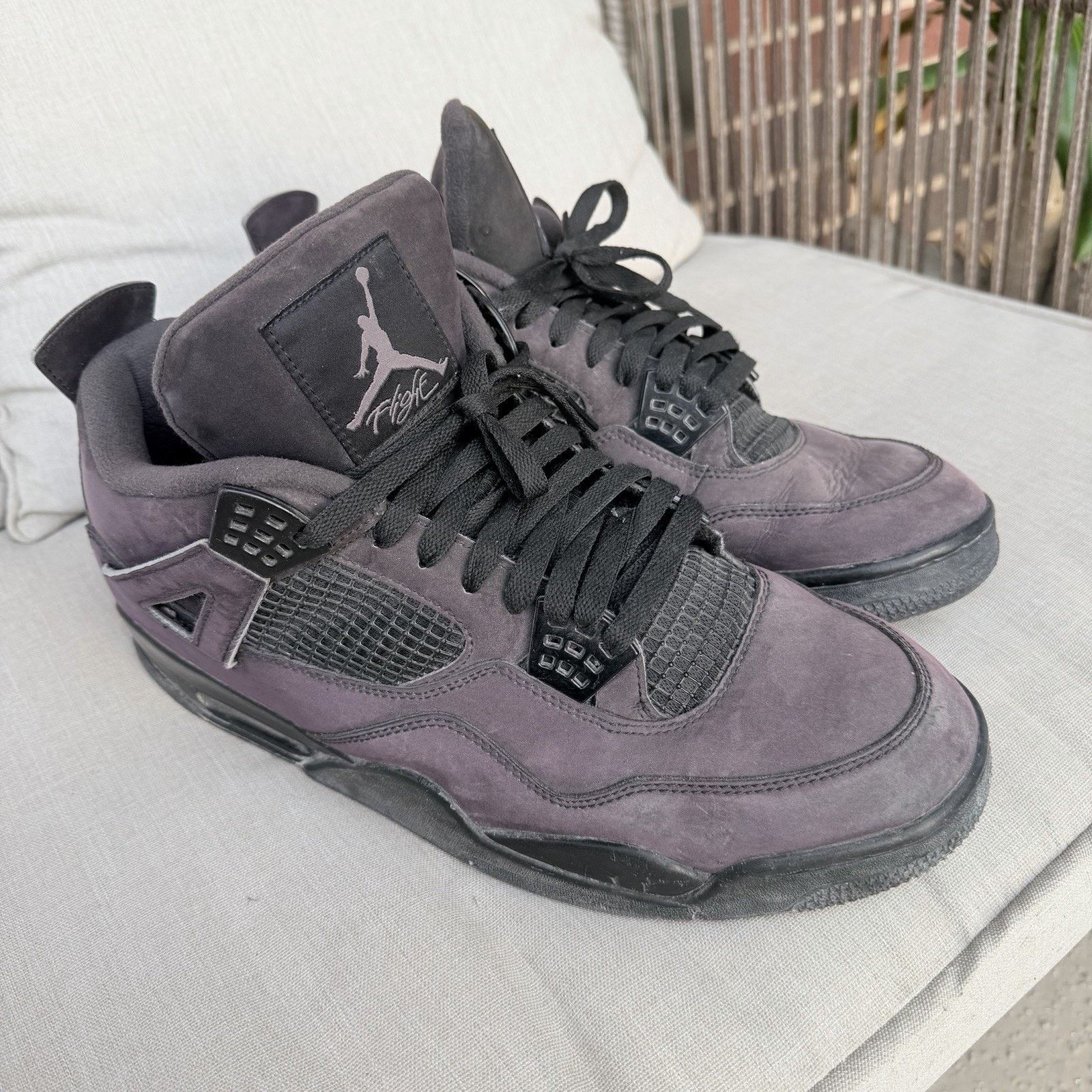 Nike Air Jordan 4 Black Cat Retro 2020 Size 13 CU1110-010 Faded Size US 13 / EU 46 - 1 Thumbnail