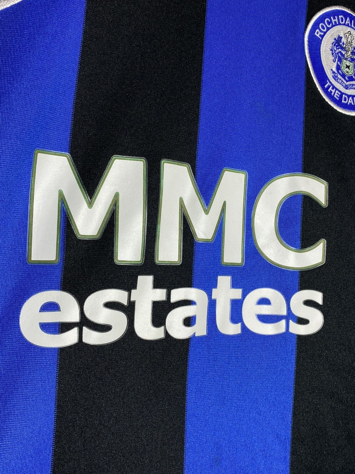 Nike Nike A.F.C Rochdale Soccer Jersey Match Worn #20 Evans Size US XL / EU 56 / 4 - 4 Thumbnail