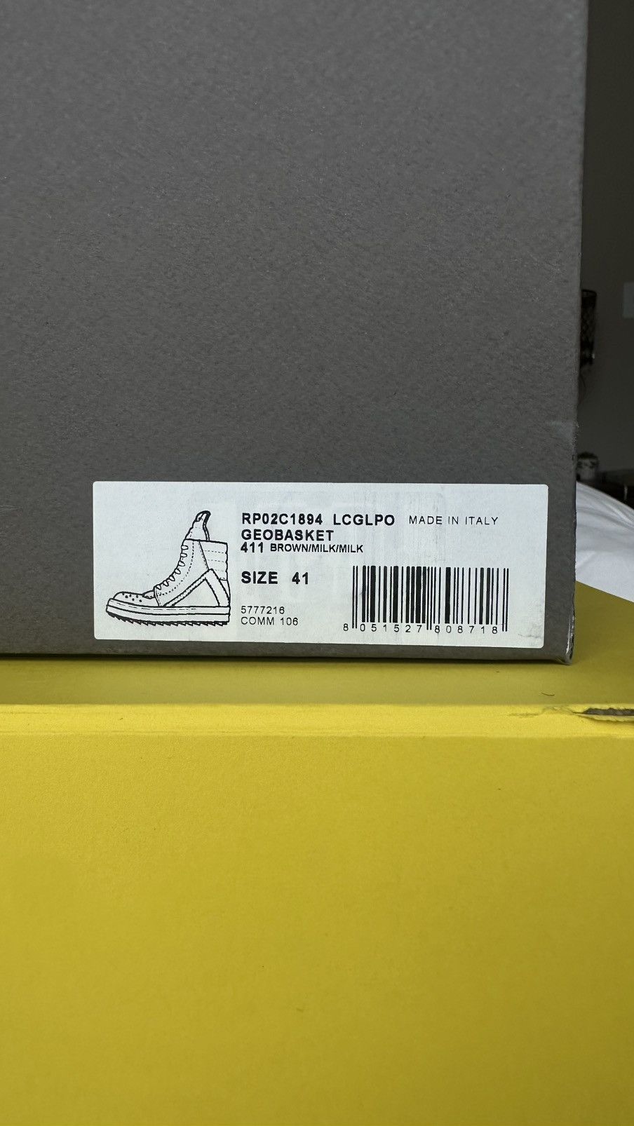 Rick Owens Rick Owens Geobasket 41 Size US 8.5 / EU 41-42 - 8 Thumbnail