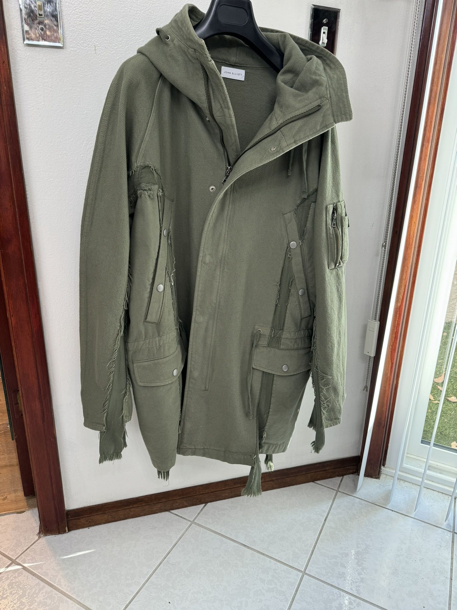 John Elliott JOHN ELLIOTT Heavy Olive Green Parka *SAMPLE* (UNRELEASED) Size US M / EU 48-50 / 2 - 1 Thumbnail