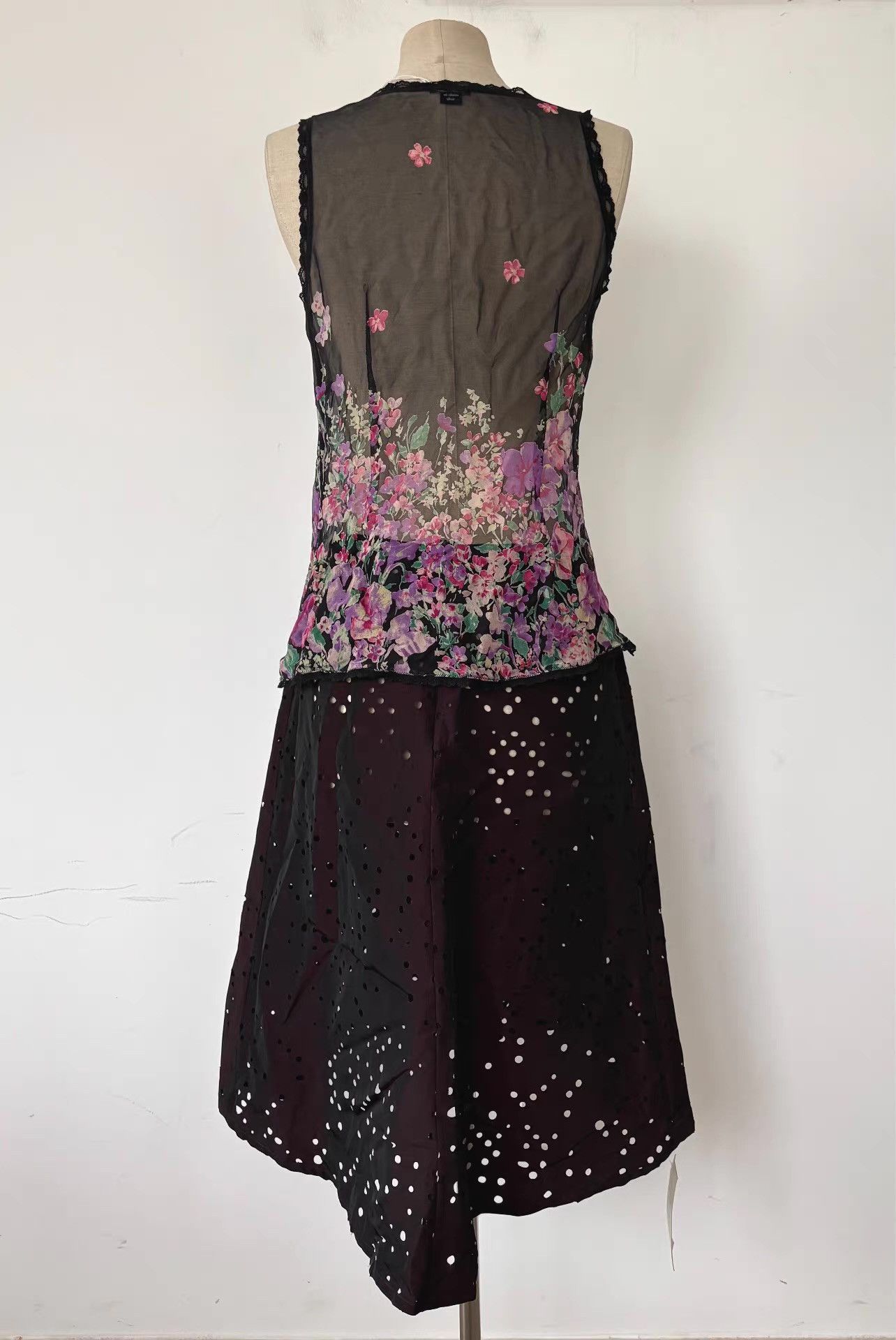Marella Marella Women's Silk Sheer Top Ｑ21 Size M / US 6-8 / IT 42-44 - 3 Thumbnail