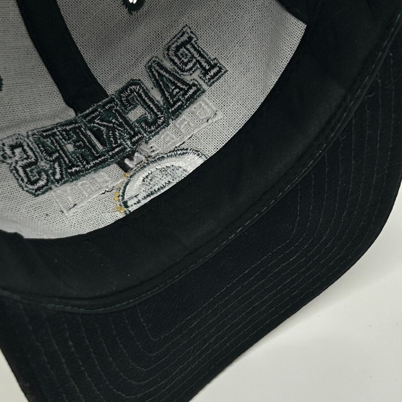 Pro Player Vintage 90s Green Bay Packers Hat Baseball Cap NFL Black Size ONE SIZE - 5 Thumbnail