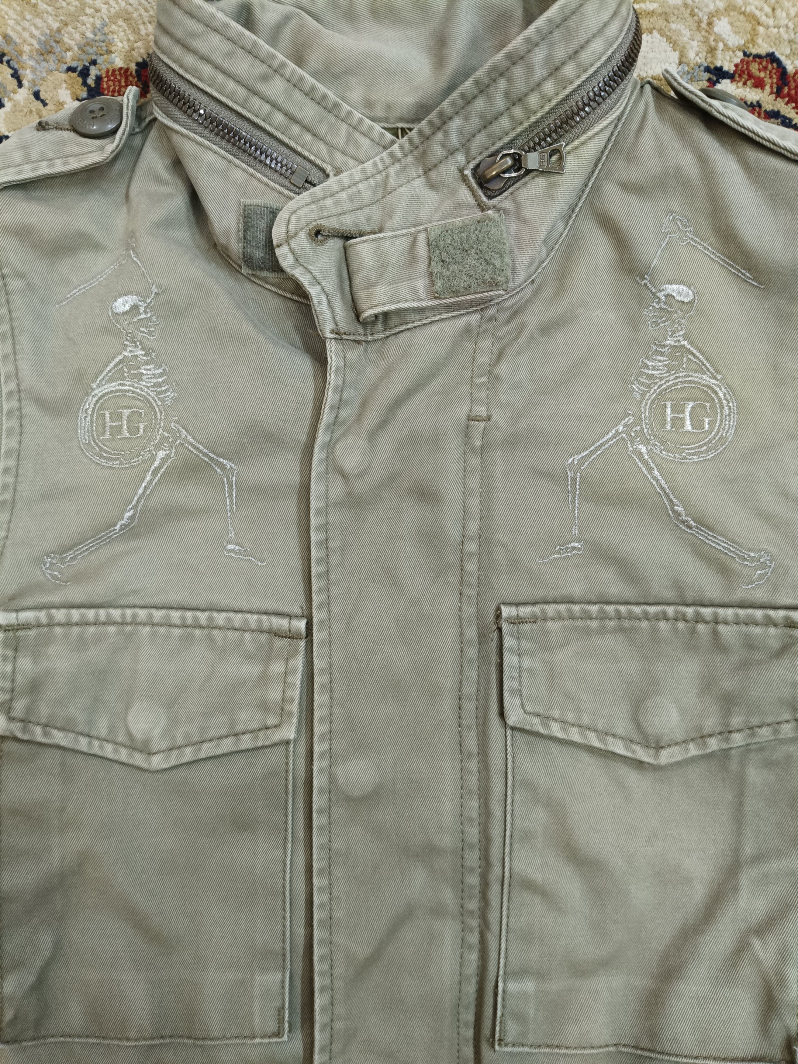 Hysteric Glamour × Japanese Brand HG Embroidered Military Jacket Size US S / EU 44-46 / 1 - 3 Thumbnail