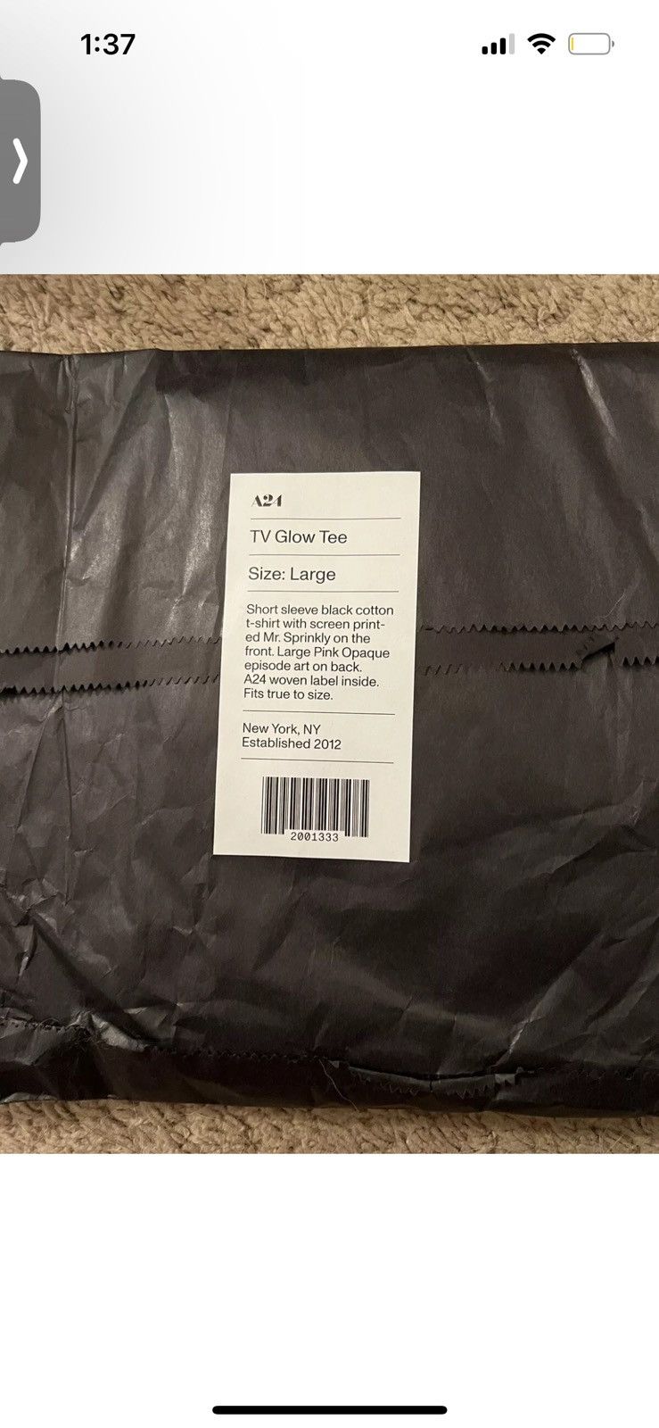 A24 L A24 I Saw The TV Glow Mr Sprinkly Tee Pink Opaque shirt Size US L / EU 52-54 / 3 - 2 Thumbnail