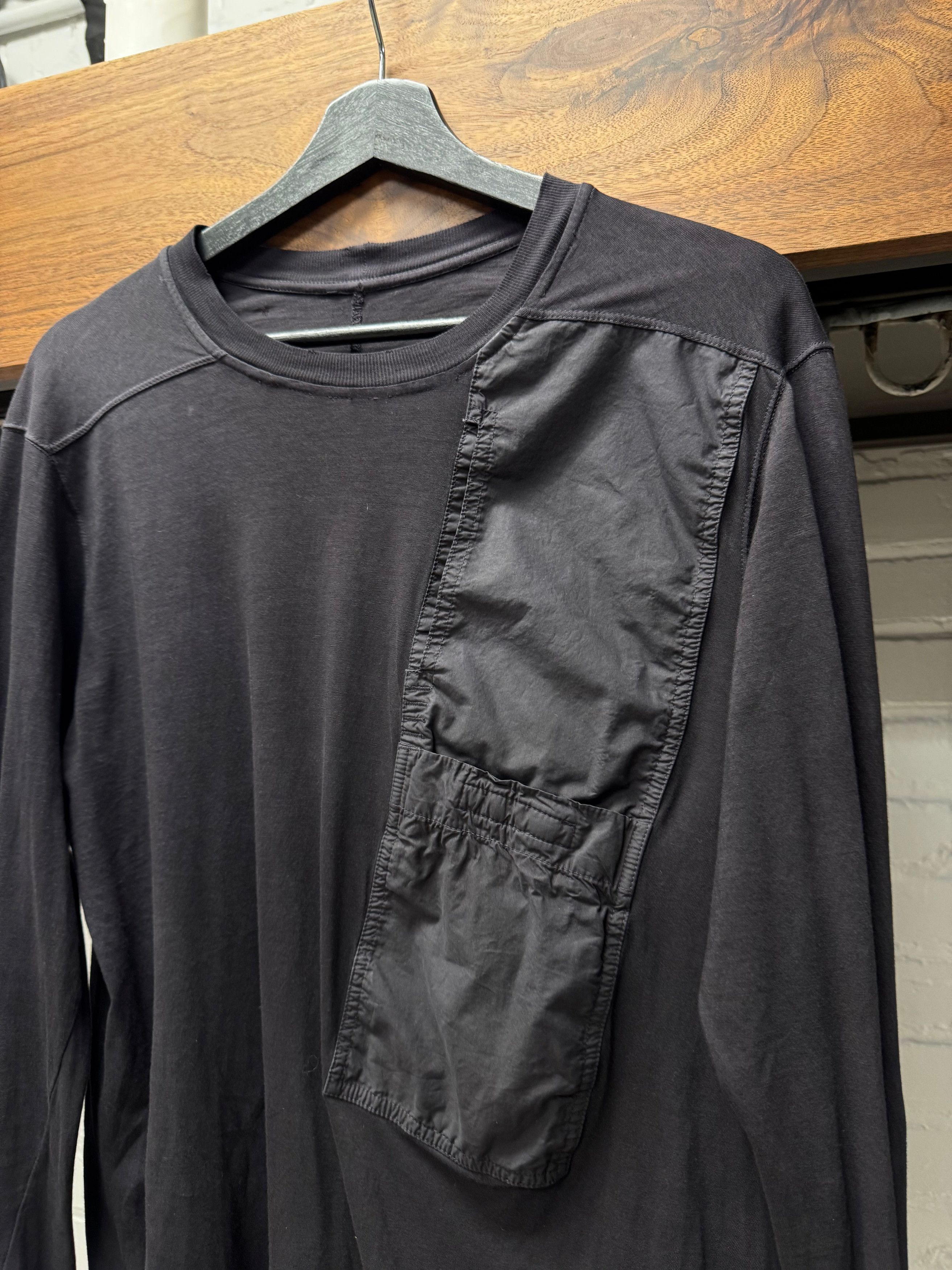Rick Owens SS2016 Rick Owens ‘Fog-Pocket’ Long Sleeve Shirt Size US M / EU 48-50 / 2 - 2 Thumbnail