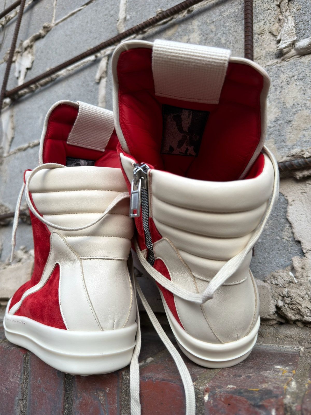 Rick Owens Rick Owens Geobasket Carnelian Milk Size US 10 / EU 43 - 10 Thumbnail