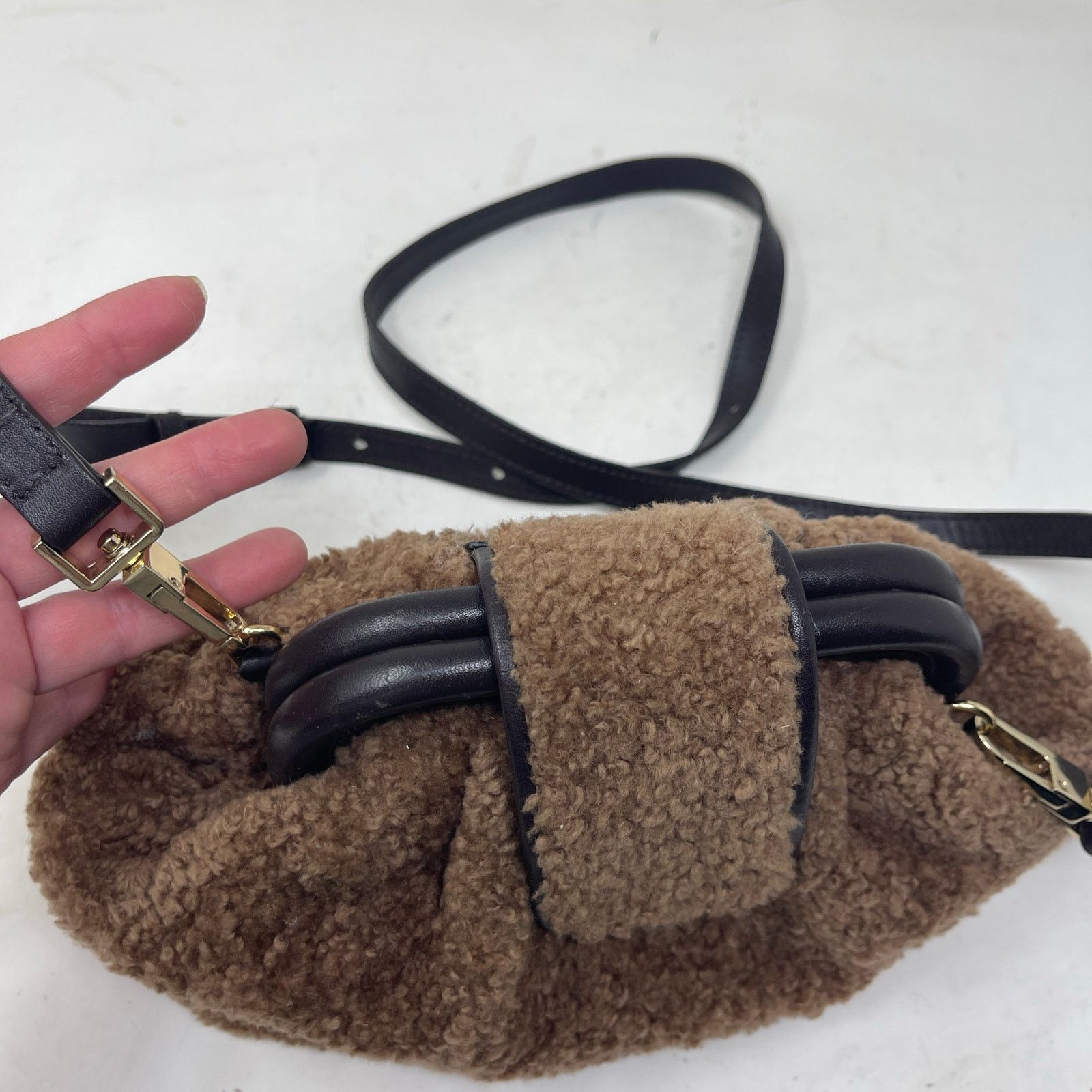 Other Nahall MINI TEDDY SHEEPSKIN in Chocolate Brown Size ONE SIZE - 8 Thumbnail