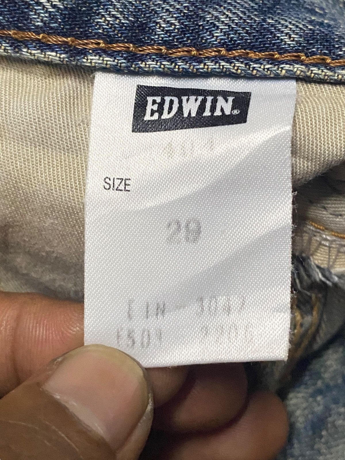 Edwin Vintage Japanese Brand Edwin 404 Distressed Loose Jeans Size US 32 / EU 48 - 18 Thumbnail