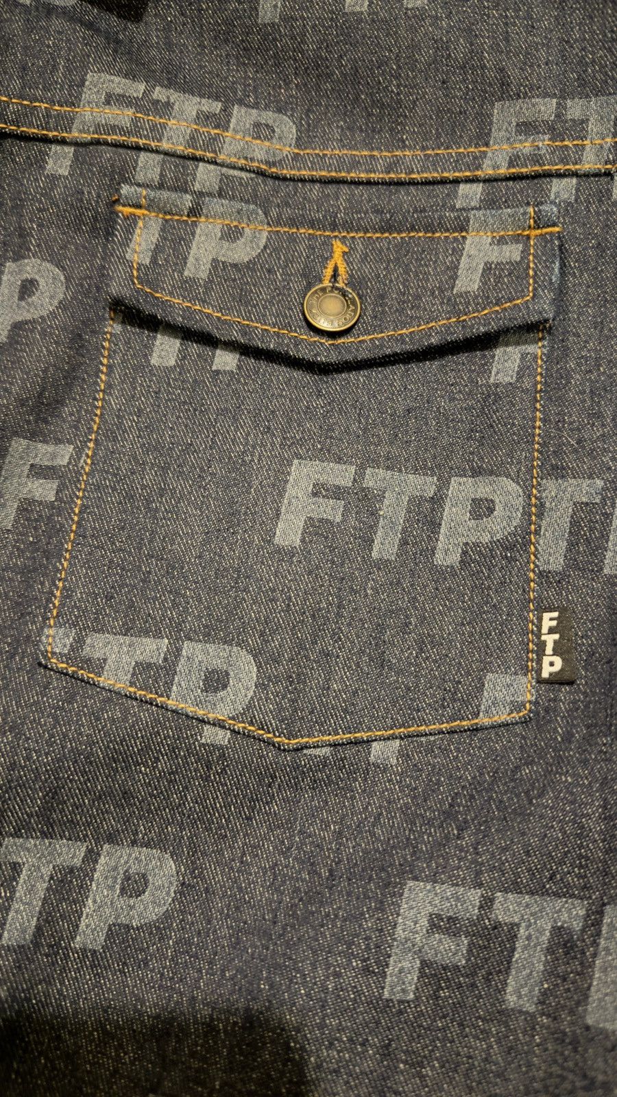 Fuck The Population FTP Denim Jacket Indigo Size US XXL / EU 58 / 5 - 4 Thumbnail