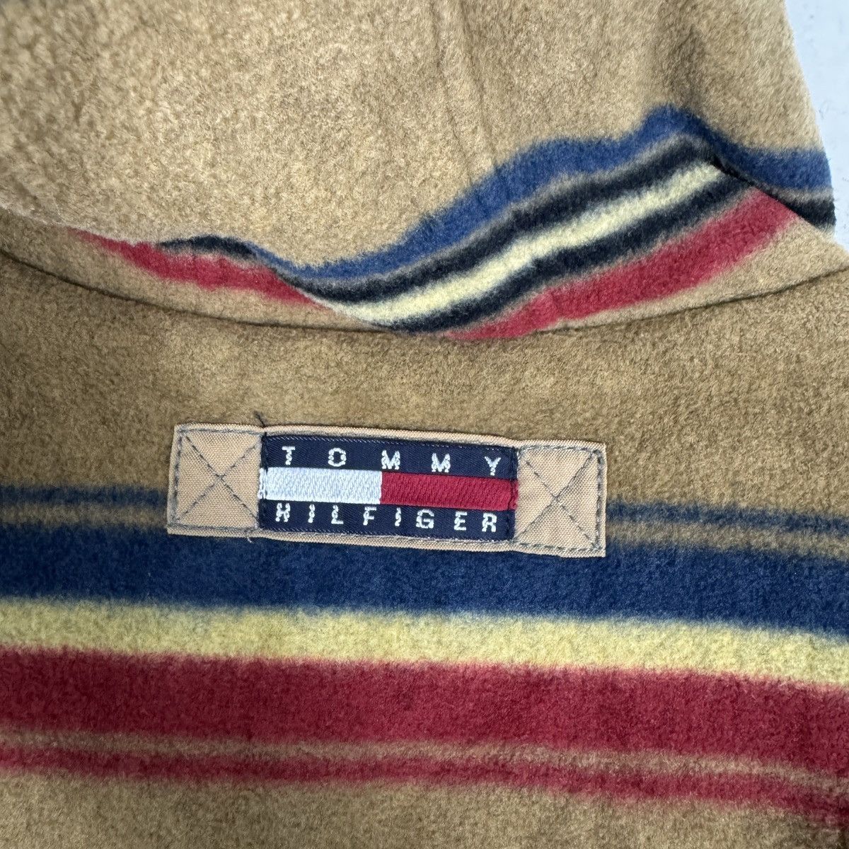 Tommy Hilfiger 90s Vintage Tommy Hilfiger Reversible Fleece Smock Jacket Size US M / EU 48-50 / 2 - 12 Thumbnail