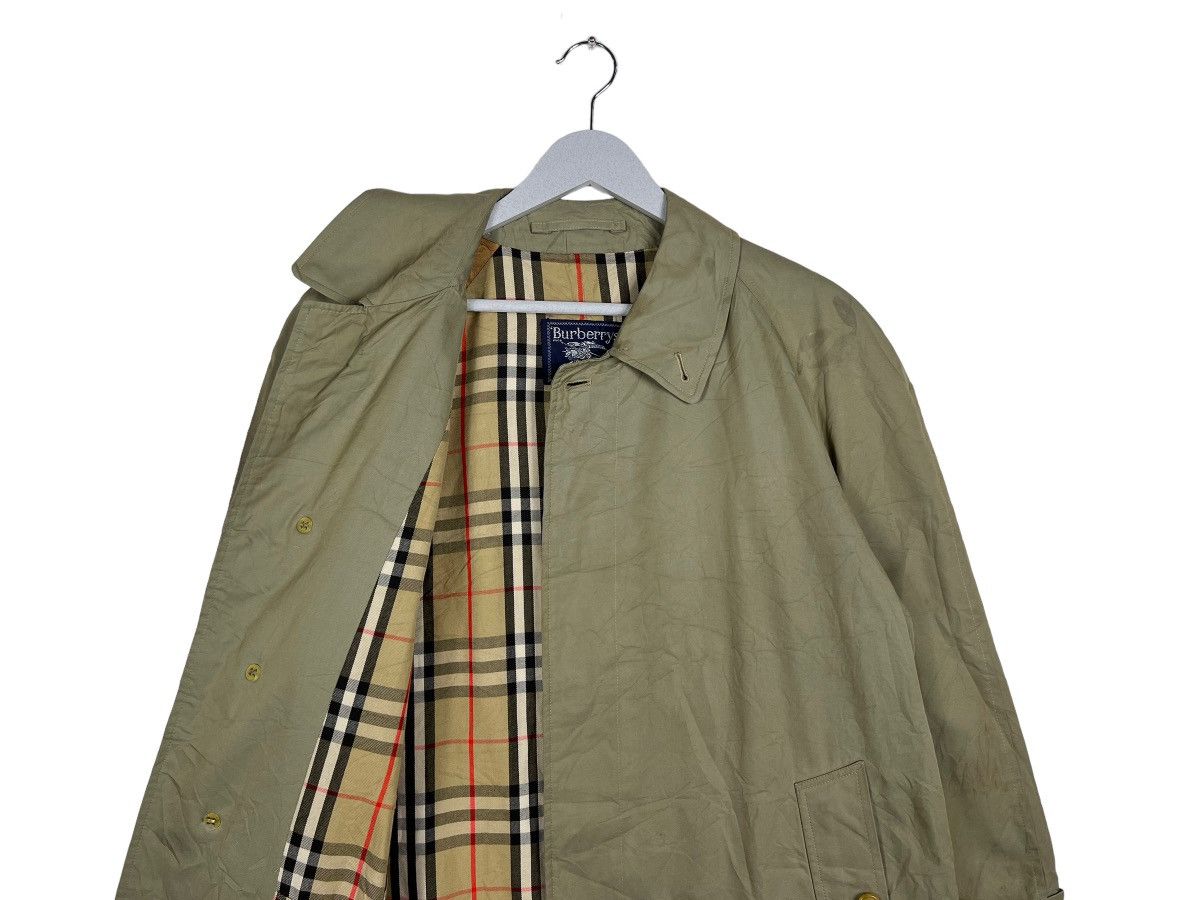 Burberry 🔥 BURBERRYS NOVA CHECK LINING TRENCH COAT MADE IN ENGLAND Size US S / EU 44-46 / 1 - 11 Thumbnail