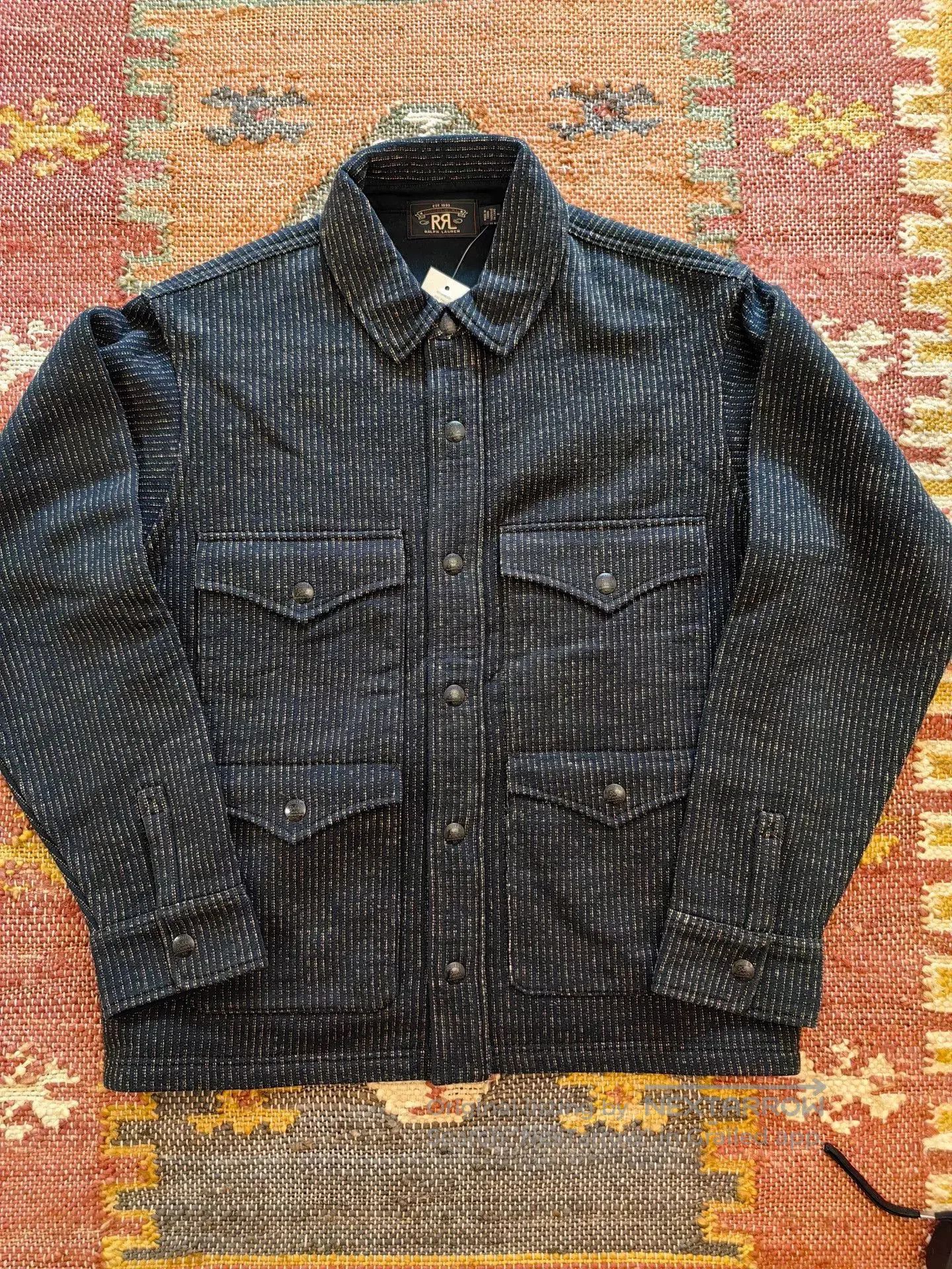 RRL Fleece Overshirt Jacket.