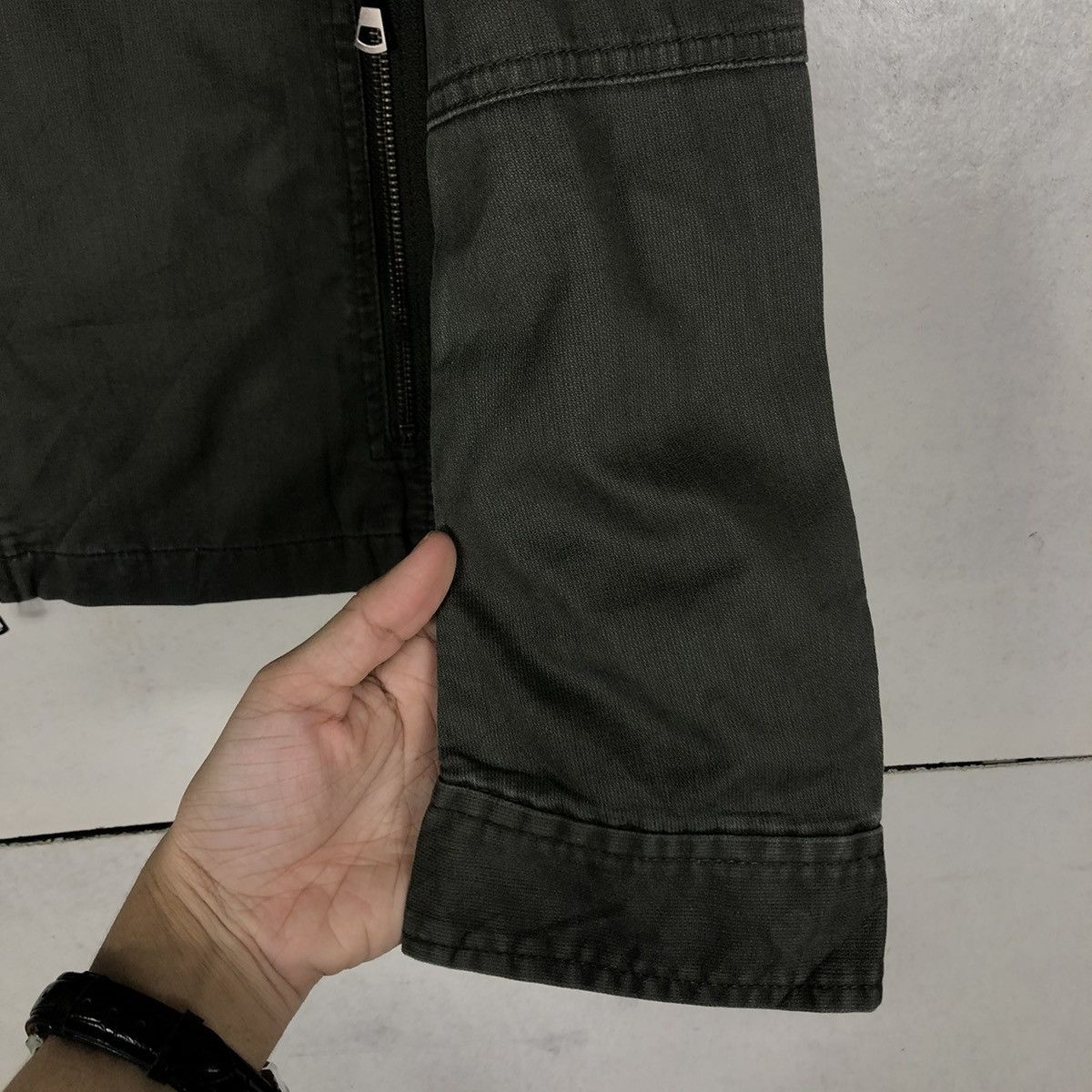 Japanese Brand 📌VINTAGE BIKER JACKET CHORE MILITARY UNIQLO ISSEY MIYAKE Size US M / EU 48-50 / 2 - 17 Thumbnail