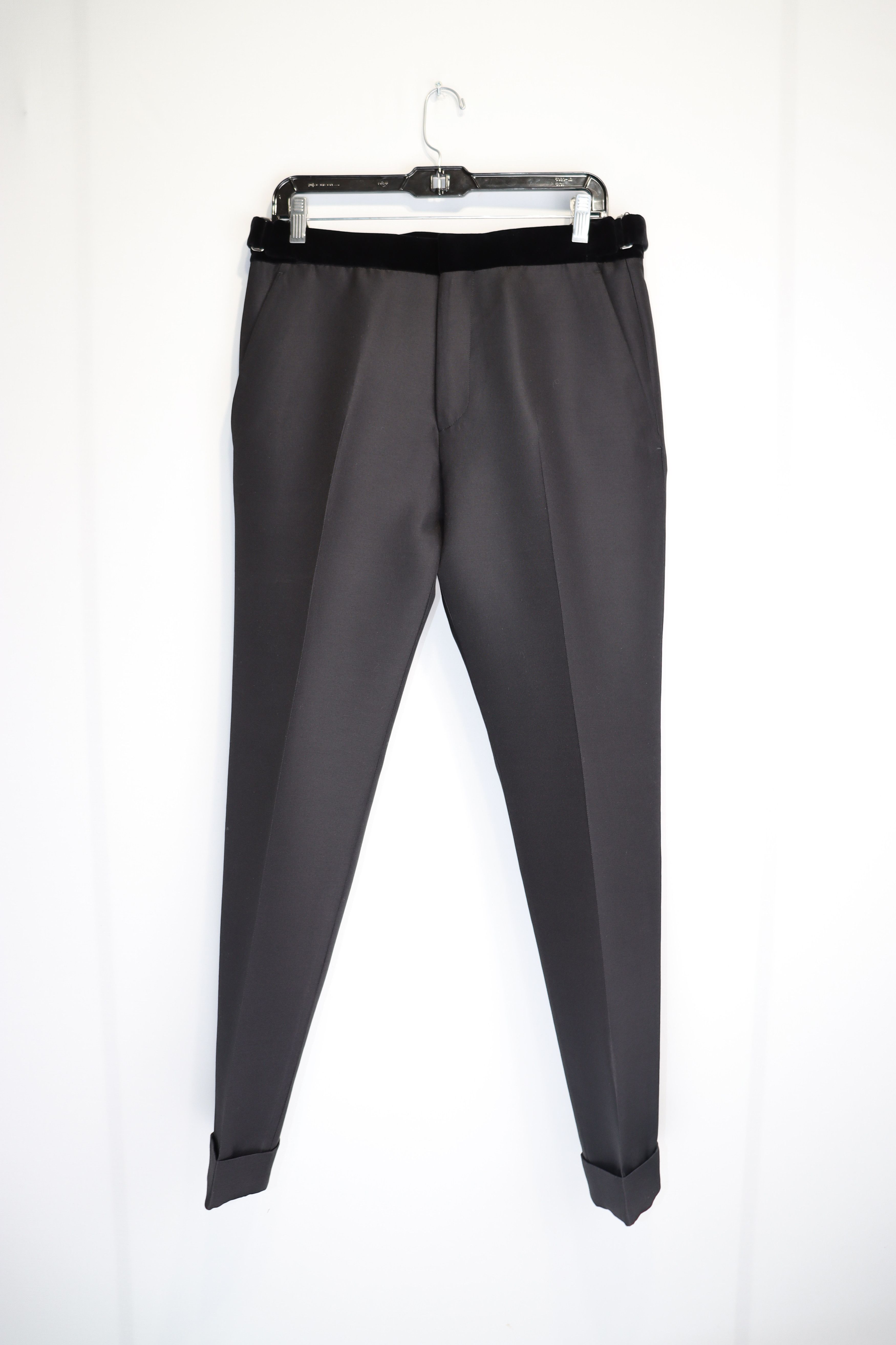 Tom Ford o1rshd1 Velvet Lapel Evening Suit in Black Size US S / EU 44-46 / 1 - 6 Thumbnail