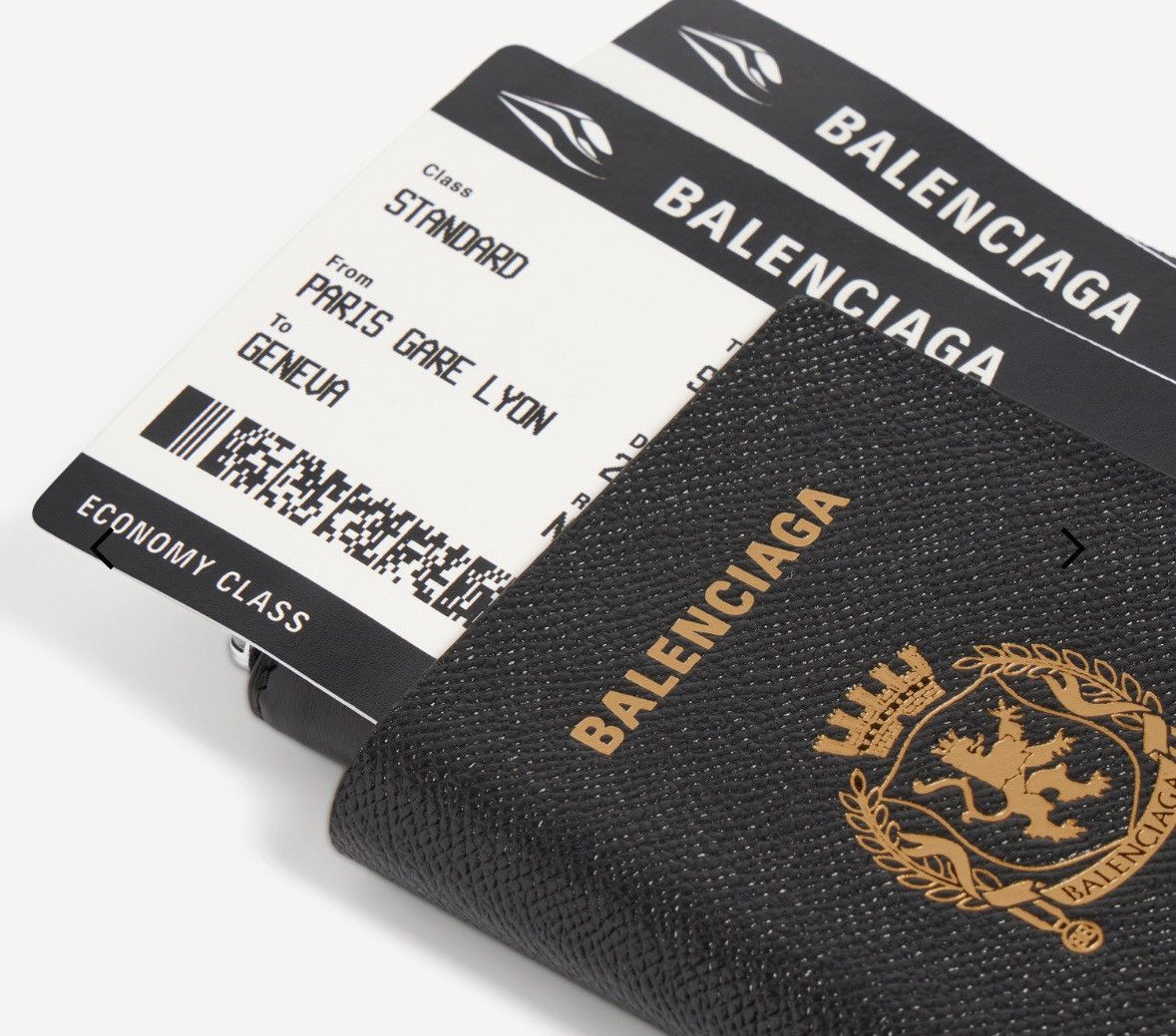 Balenciaga Balenciaga Black Passport Long 1 Ticket Wallet/Bag Size ONE SIZE - 5 Thumbnail