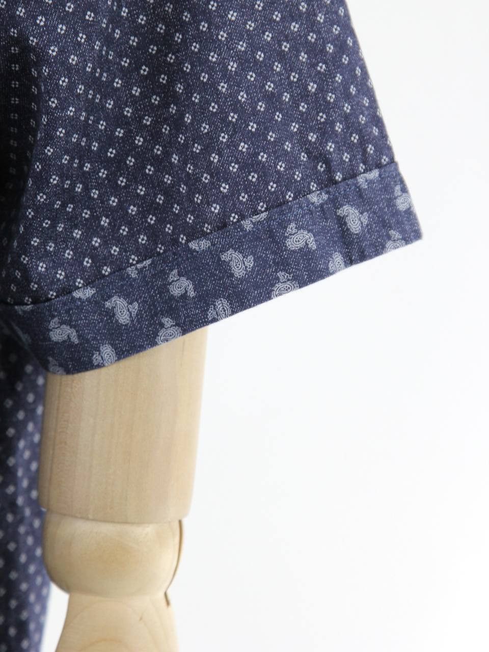 Ted Baker TED BAKER Blue printed short-sleeved shirt Size US M / EU 48-50 / 2 - 5 Thumbnail