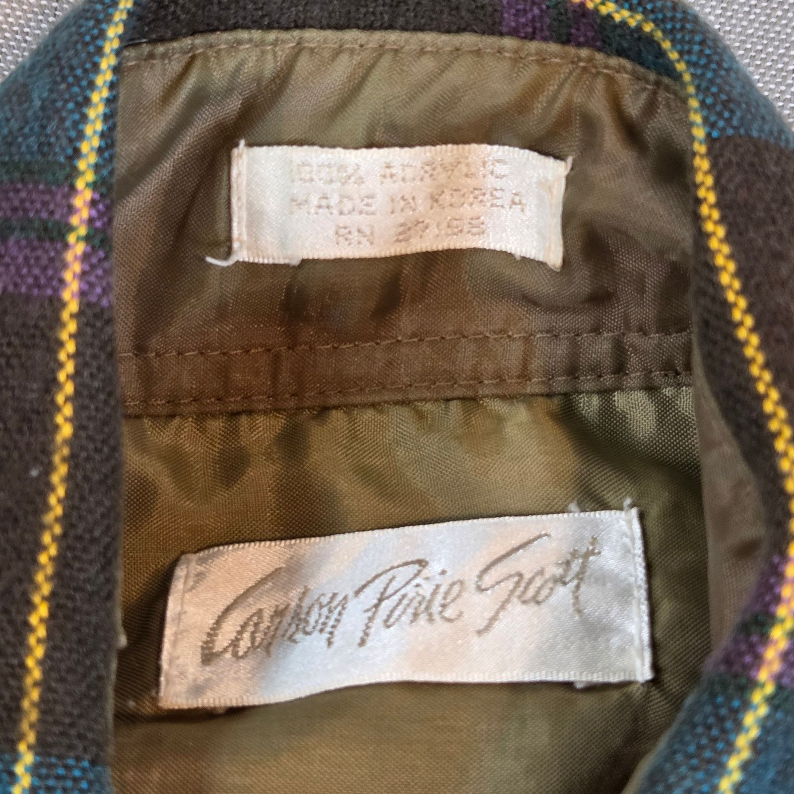 Sears 70s Gordon Pine Scott Sears Flannel Shirt Small Size US S / EU 44-46 / 1 - 3 Thumbnail