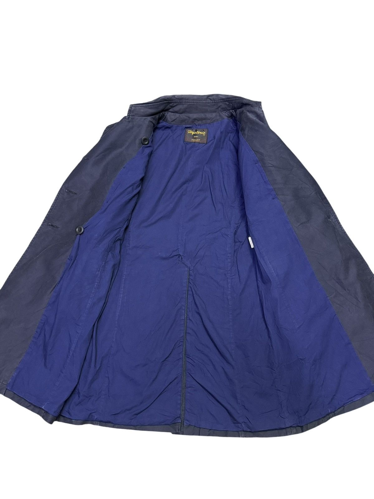 Hysteric Glamour Hysteric Glamour Navy Blue Trench Coat Size S / US 4 / IT 40 - 6 Thumbnail