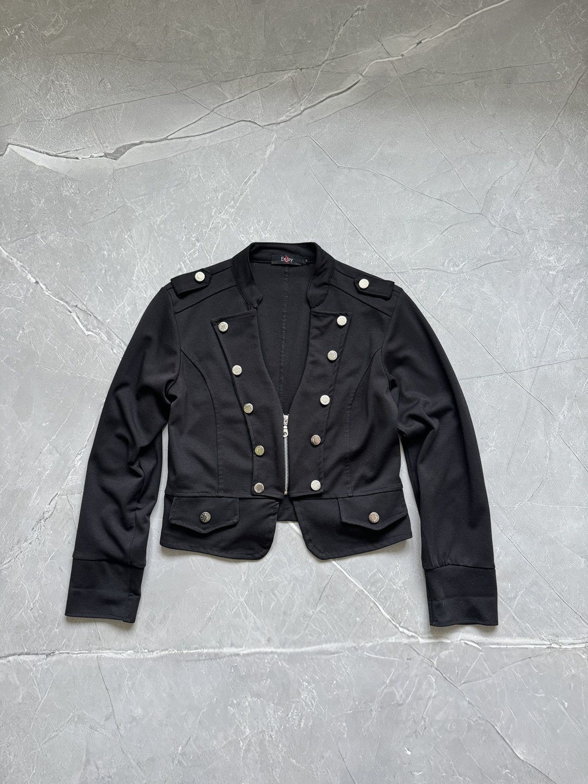 Hysteric Glamour Vintage 00s Napoleon Military Punk Cropped Jacket 